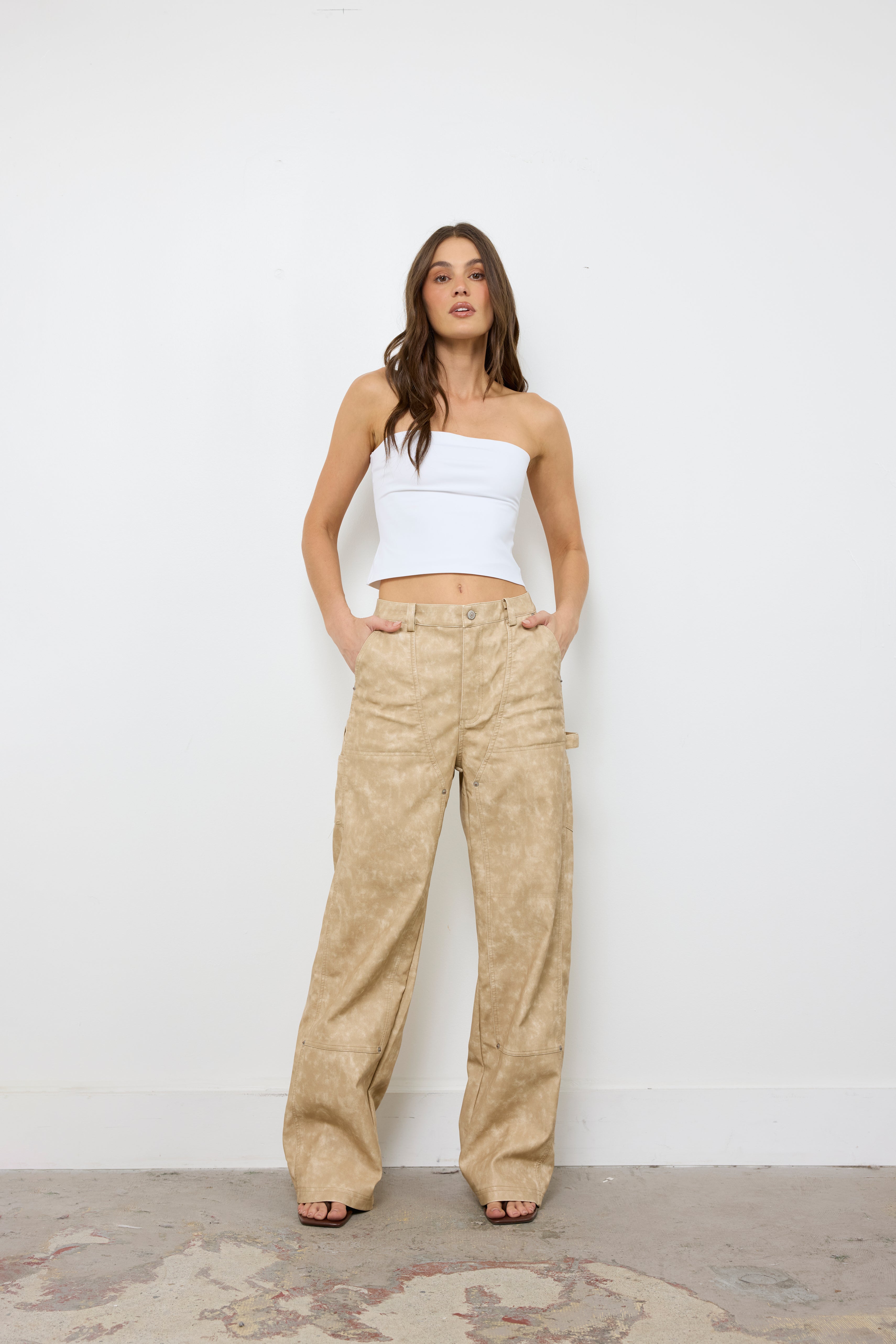 For The Streets Beige Pants