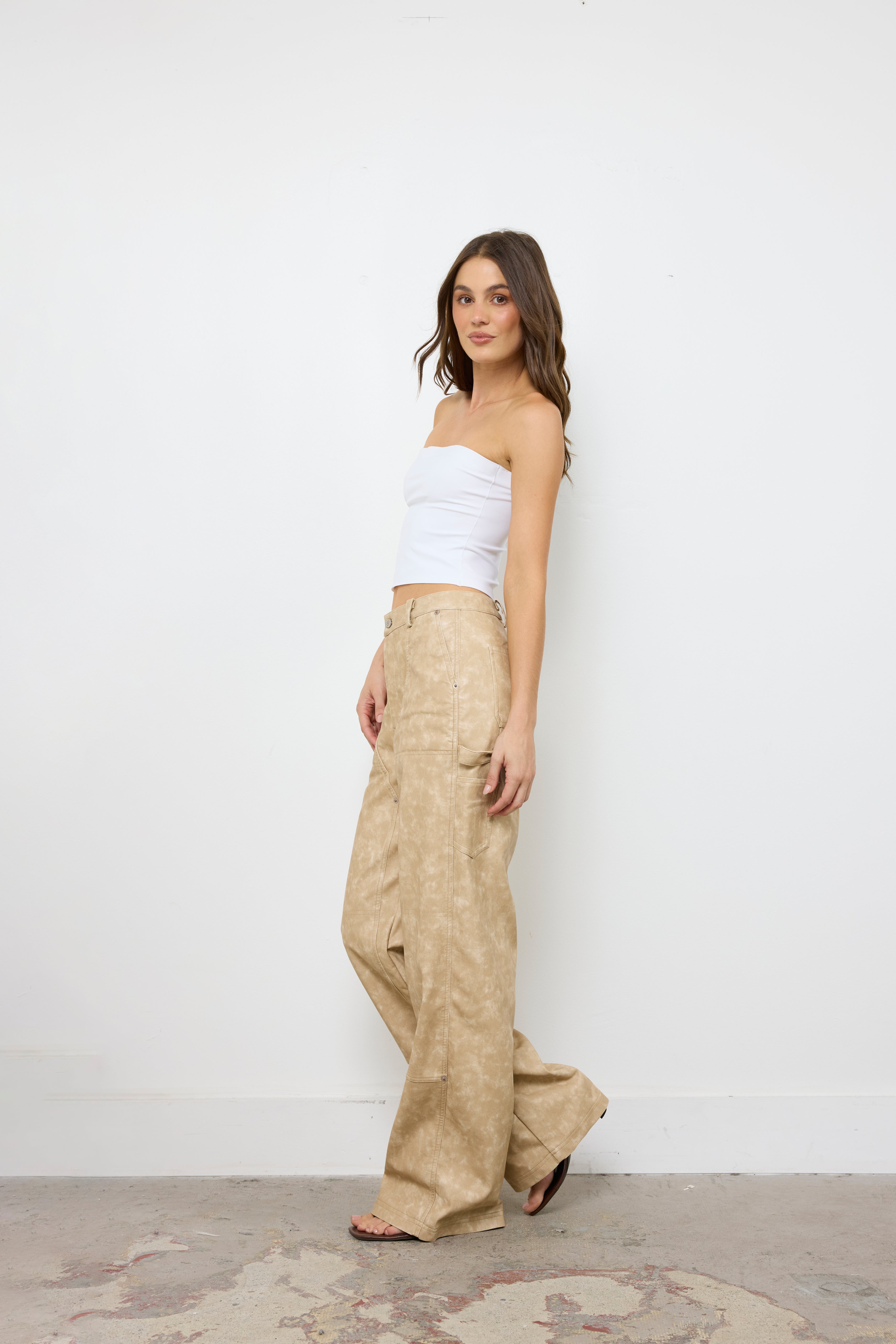 For The Streets Beige Pants