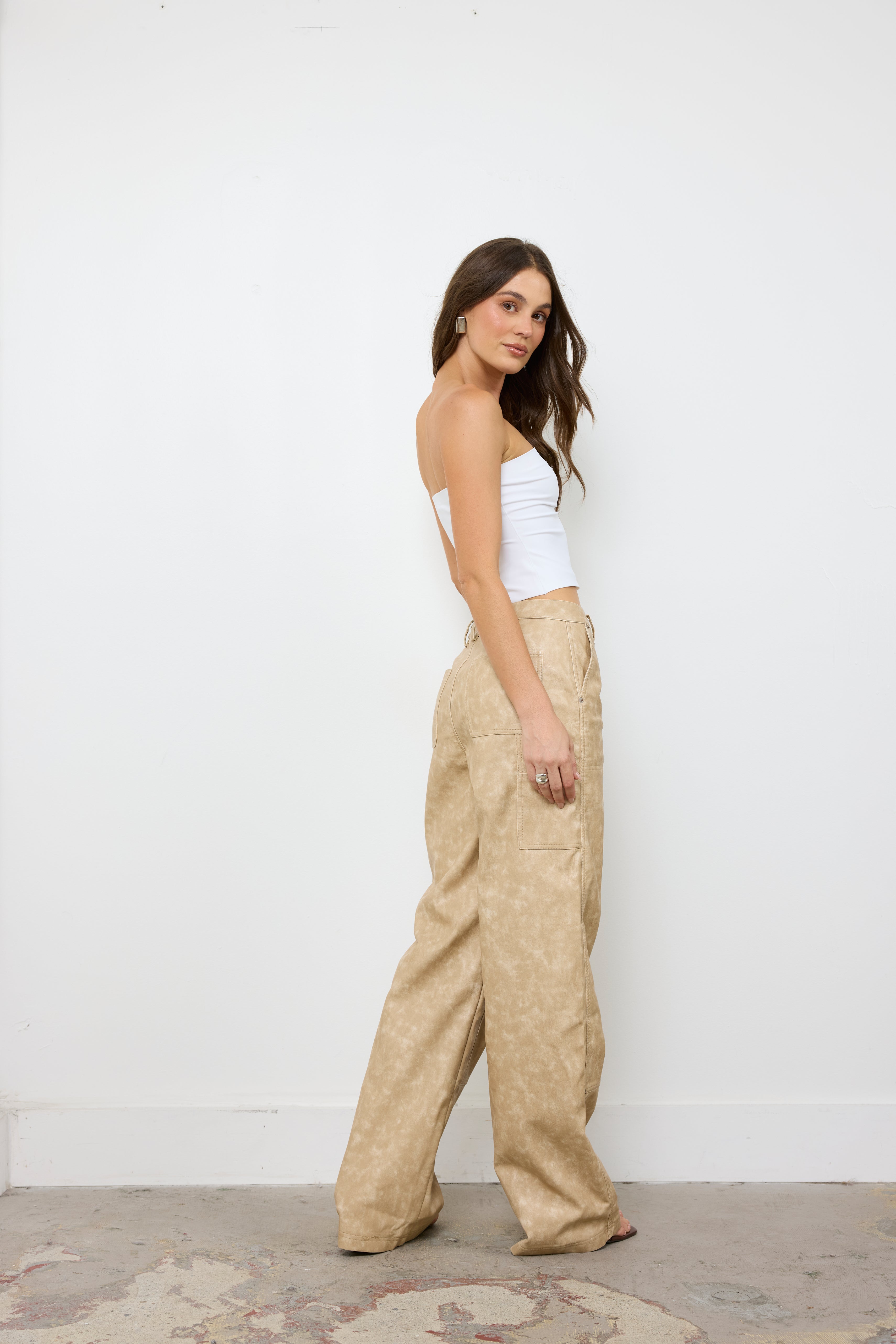 For The Streets Beige Pants