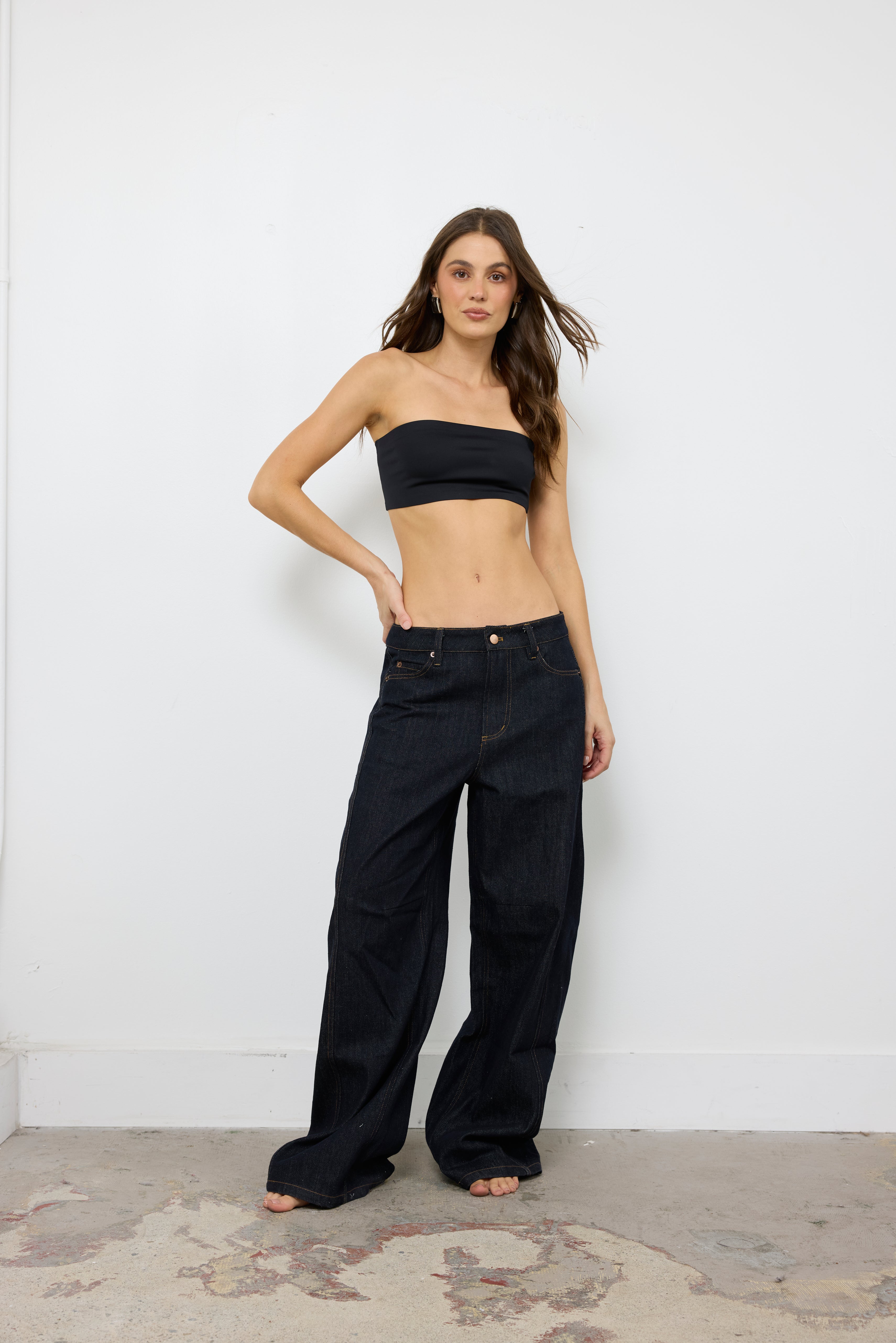 Naomi Black Bandeau Top