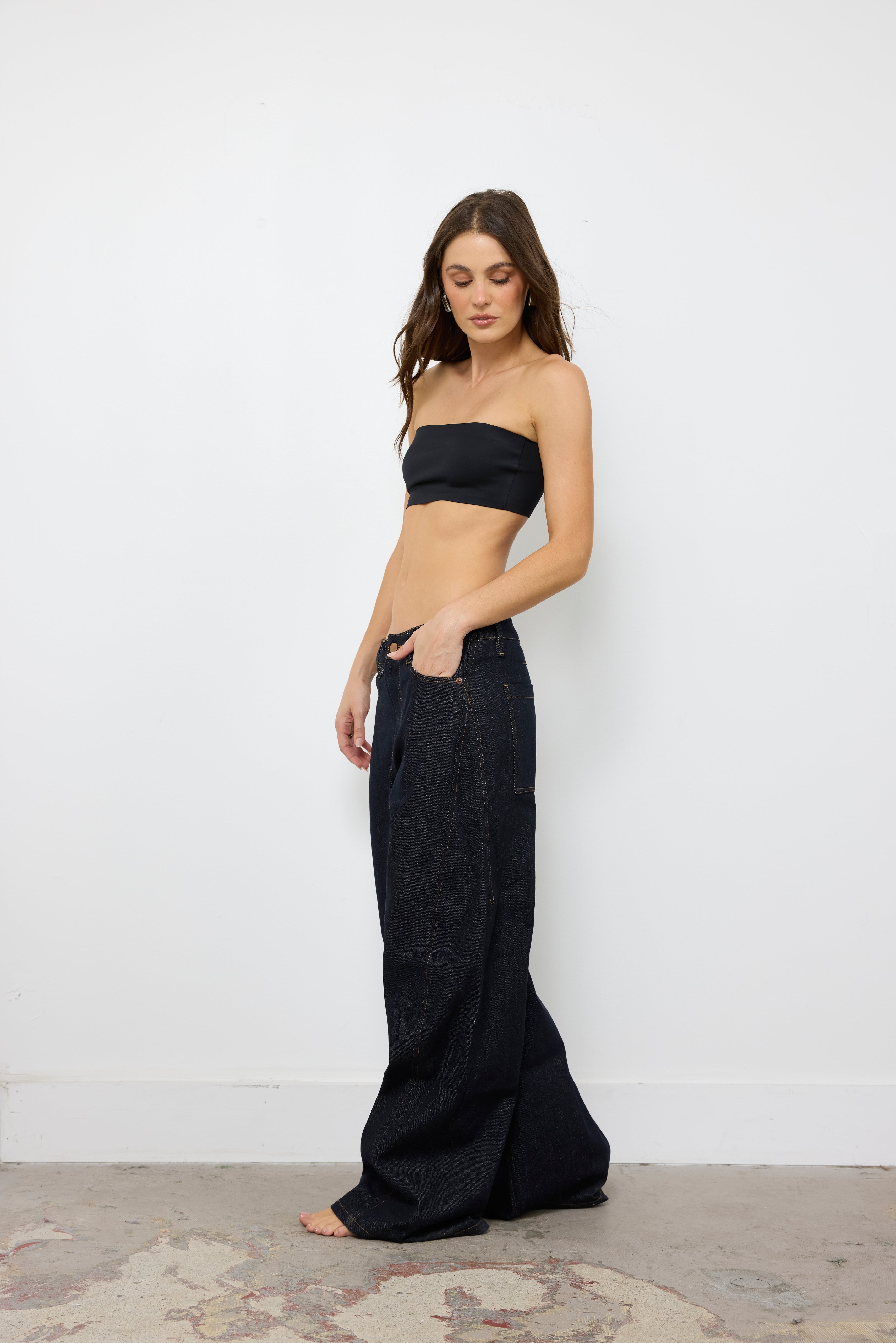Naomi Black Bandeau Top