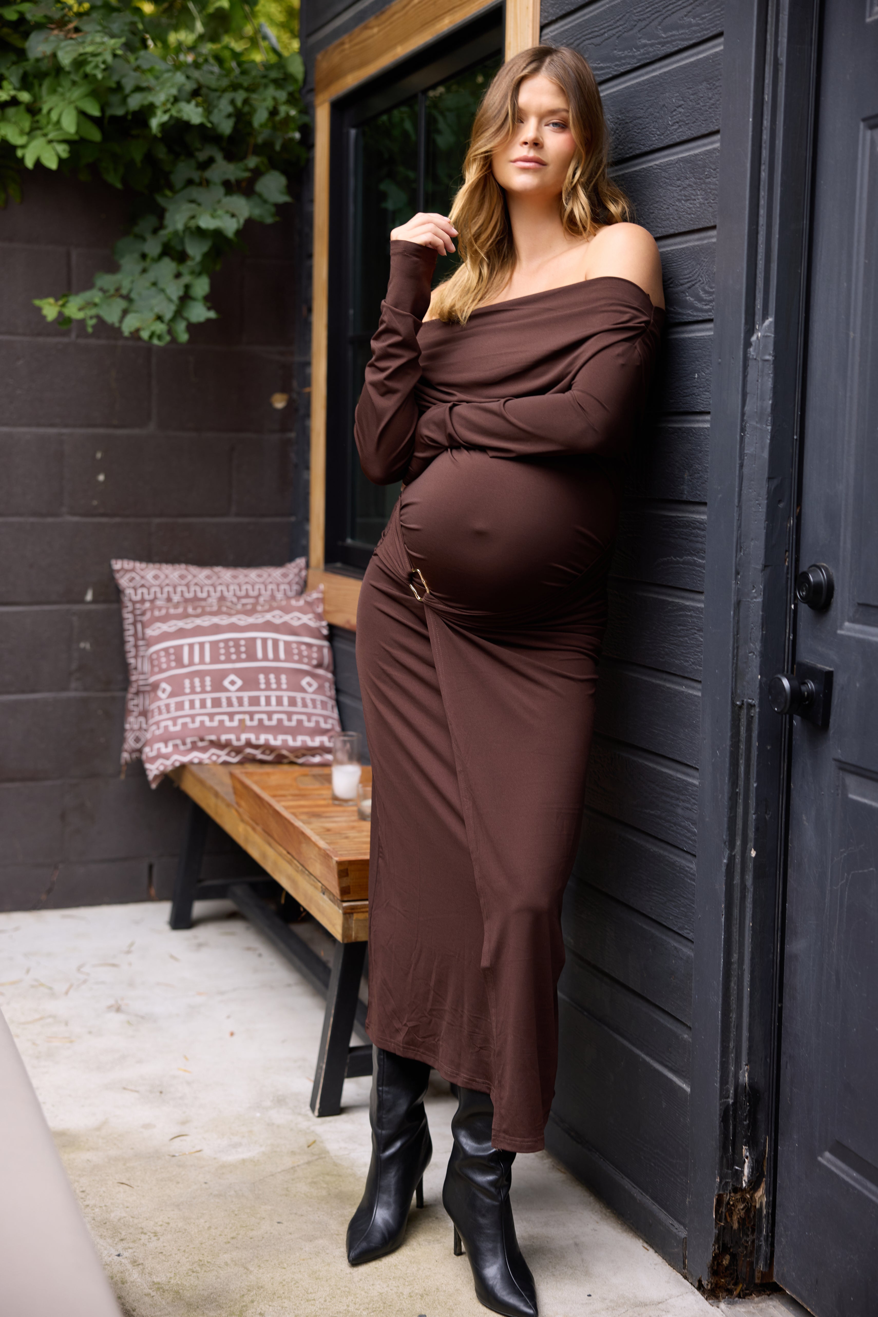 Sensitive Dark Brown Dress