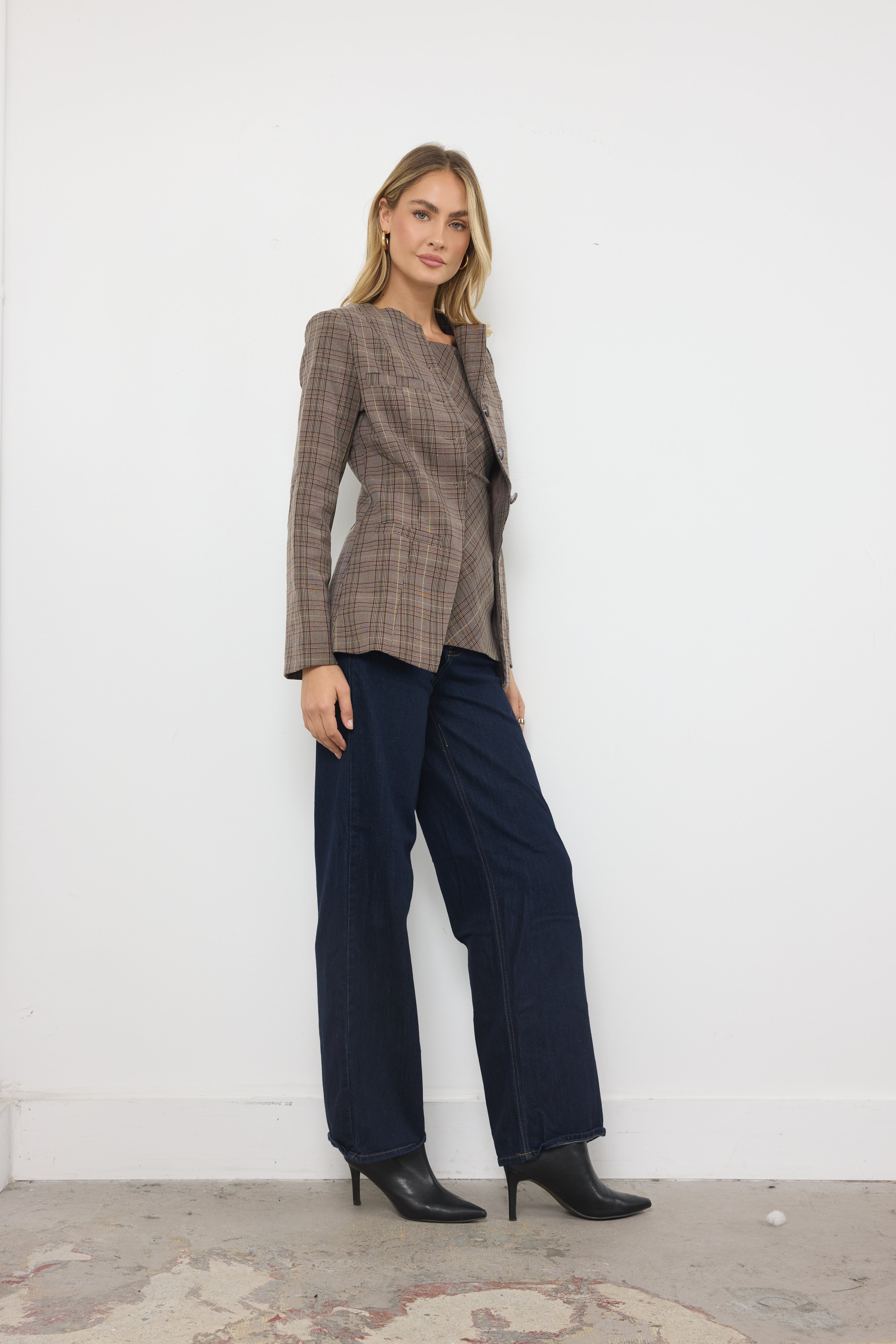 Study Buddies Brown Taupe Jacket