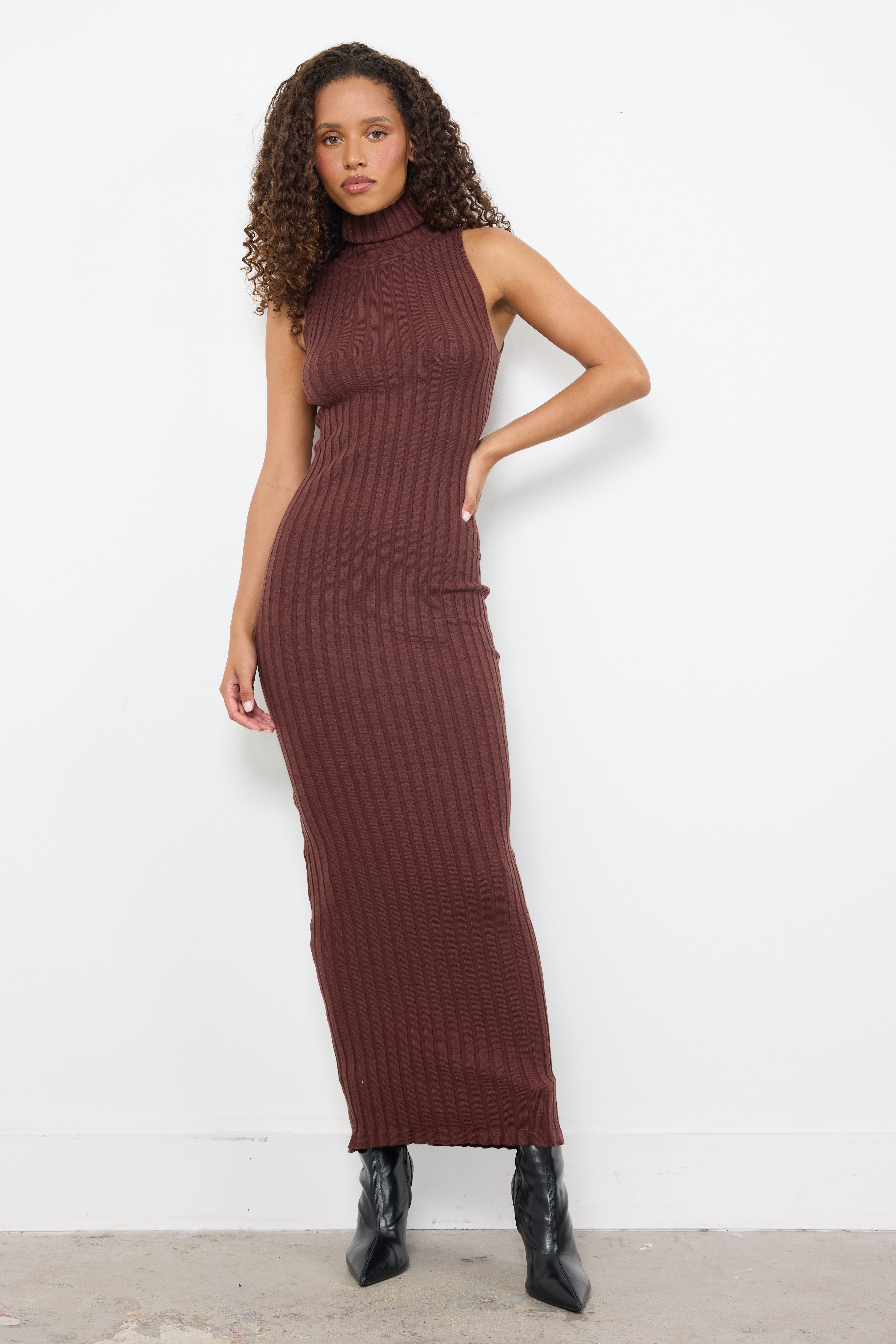 Wine O Clock Chocolate Dress