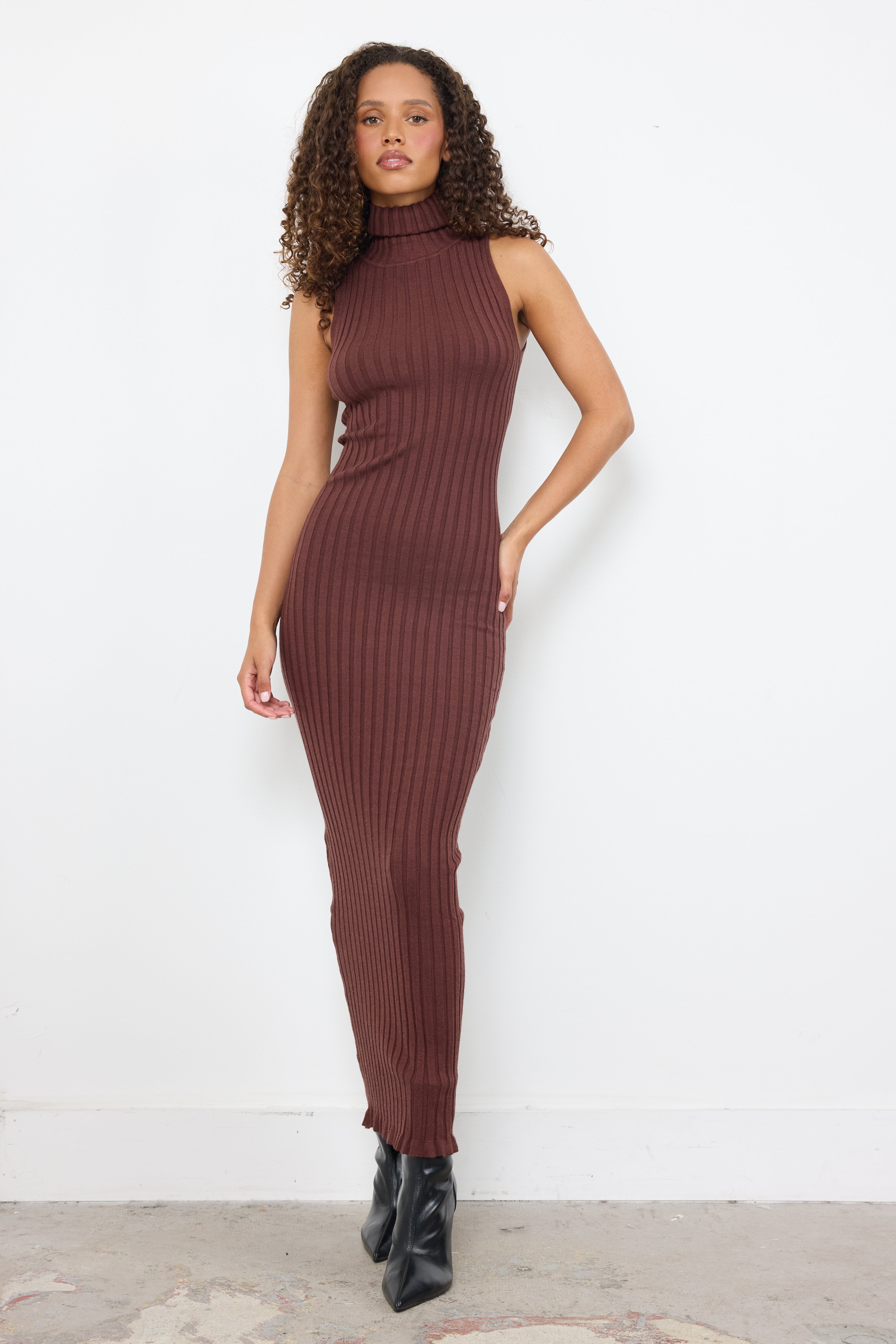 Wine O Clock Chocolate Dress