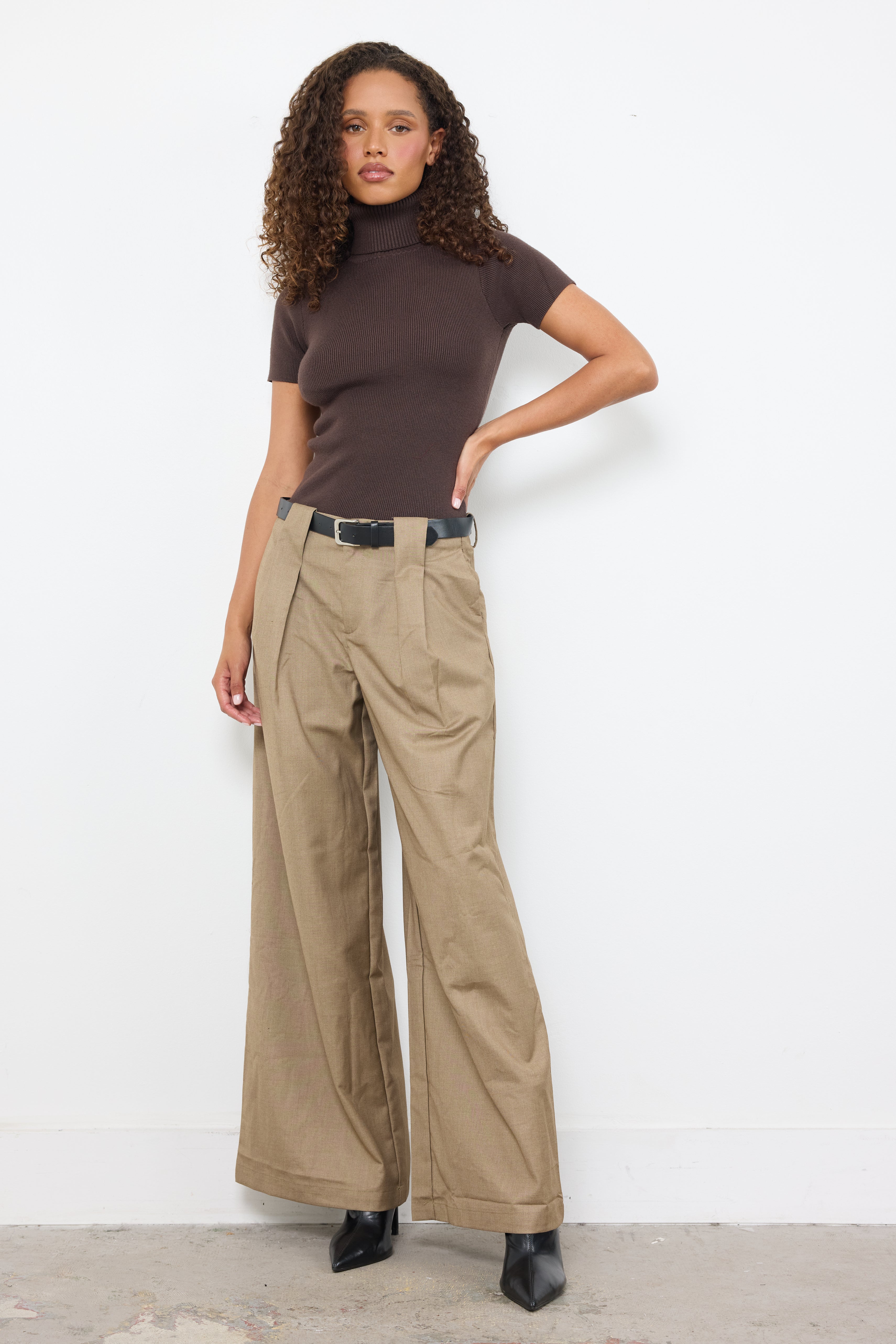 Take Me Away Taupe Pants
