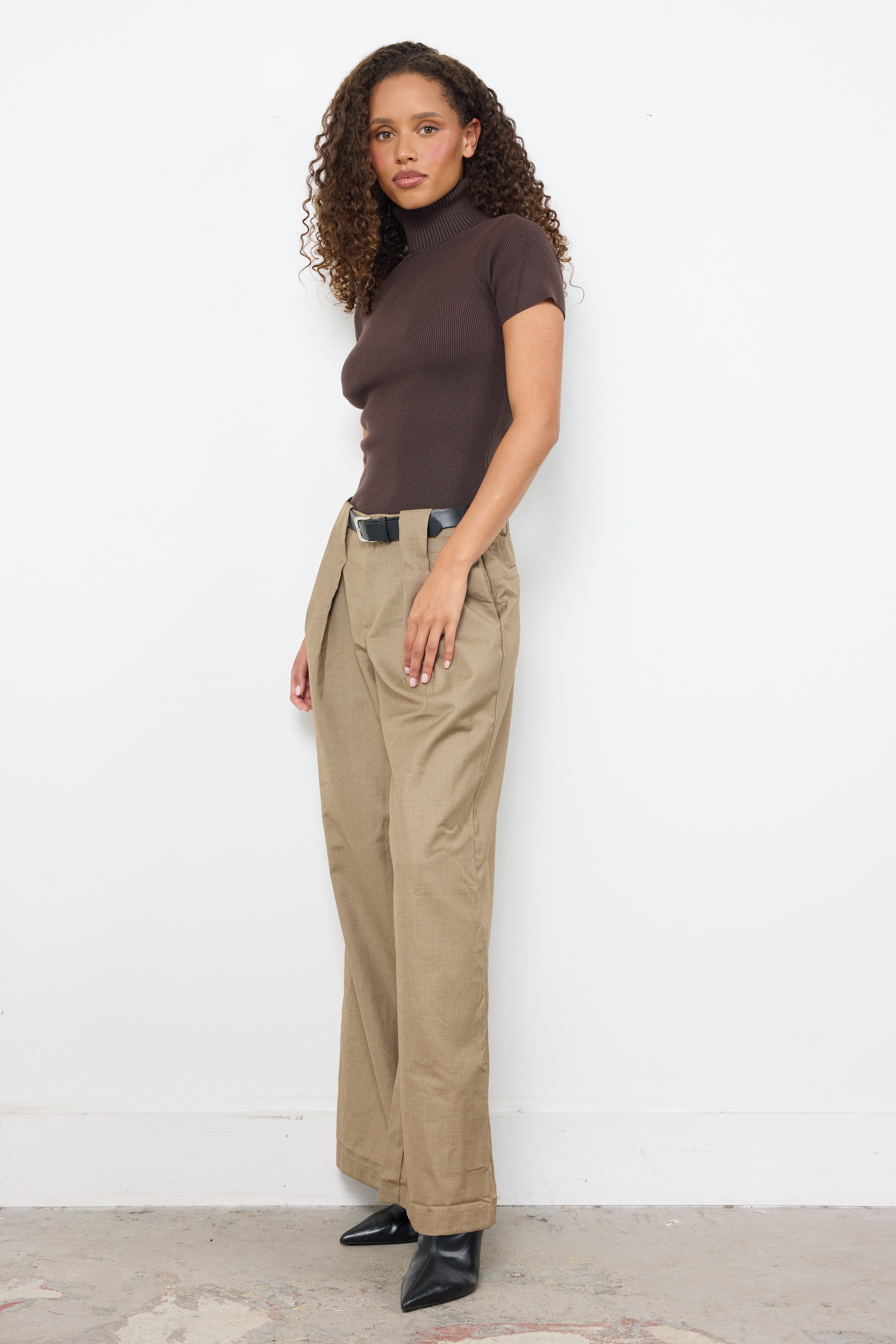 Take Me Away Taupe Pants