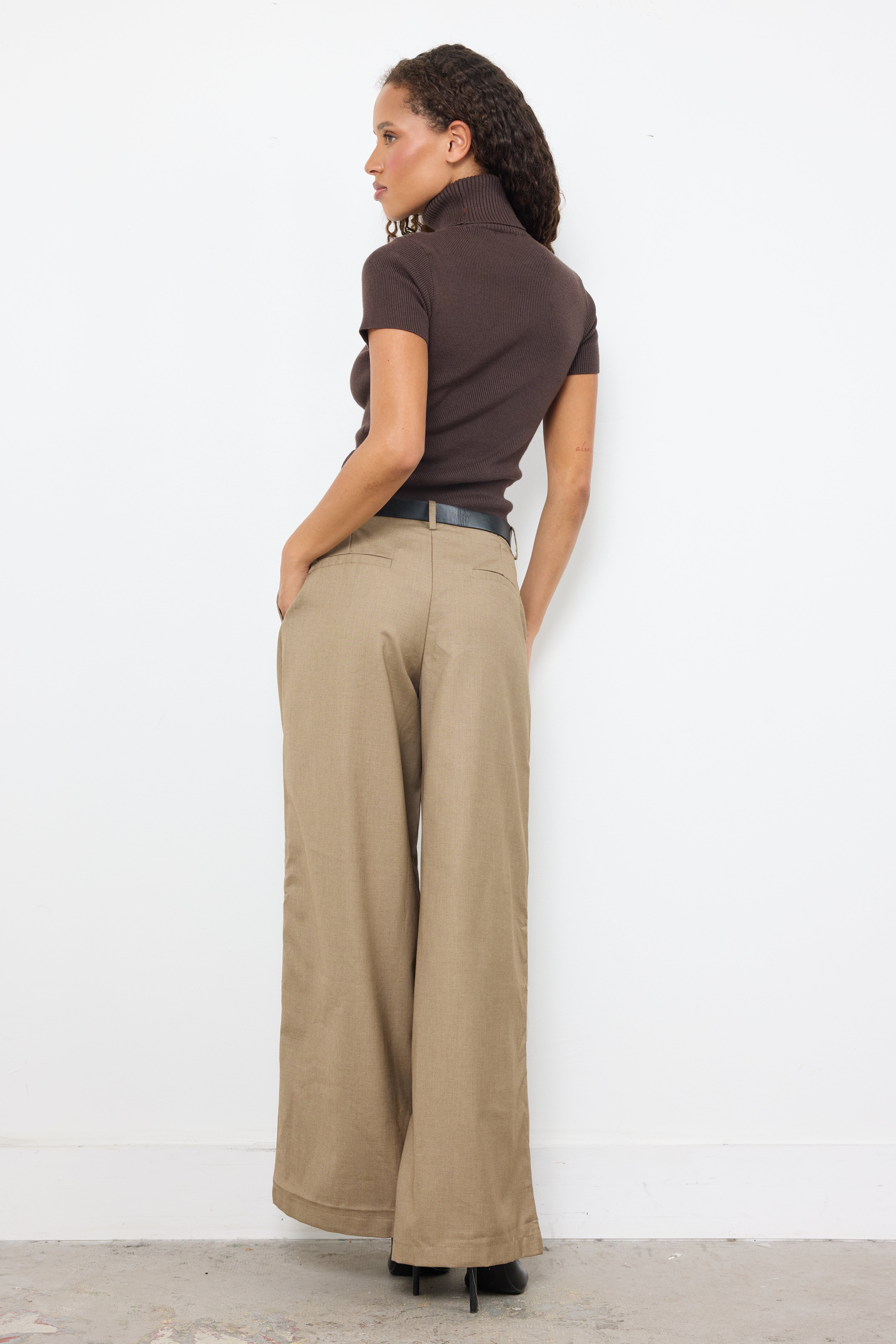 Take Me Away Taupe Pants
