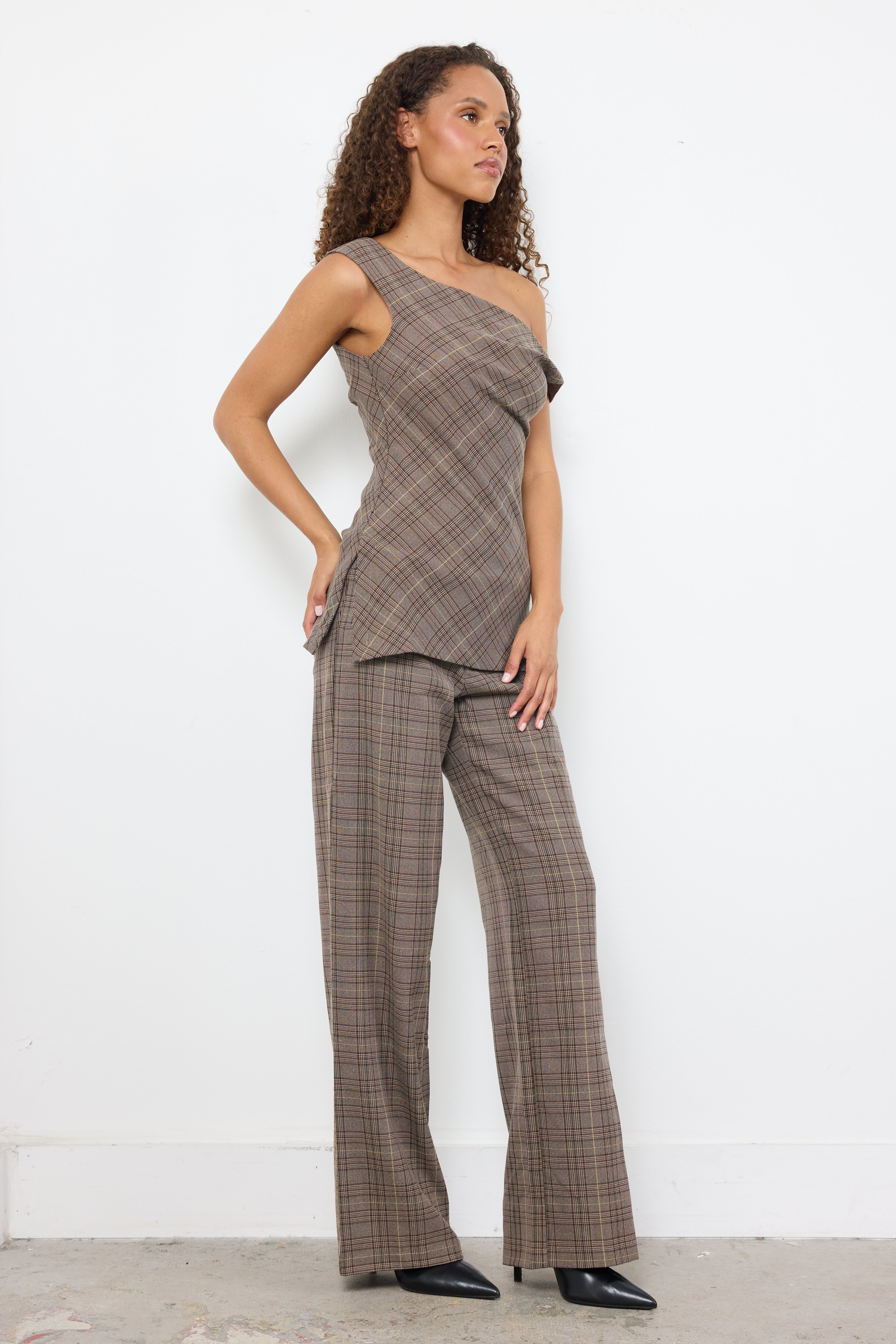 Bagpipe Time Brown Taupe Pants