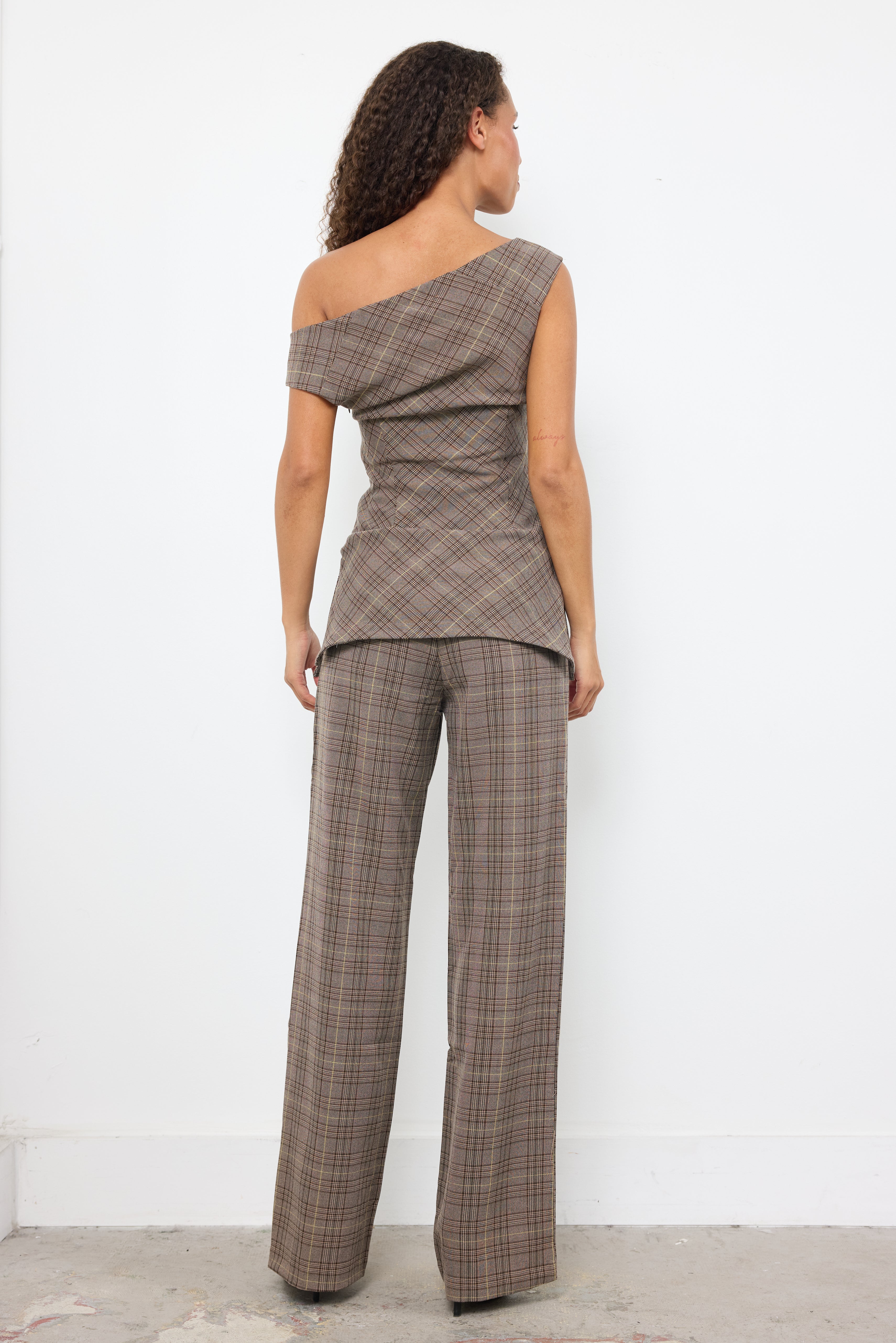 Bagpipe Time Brown Taupe Pants