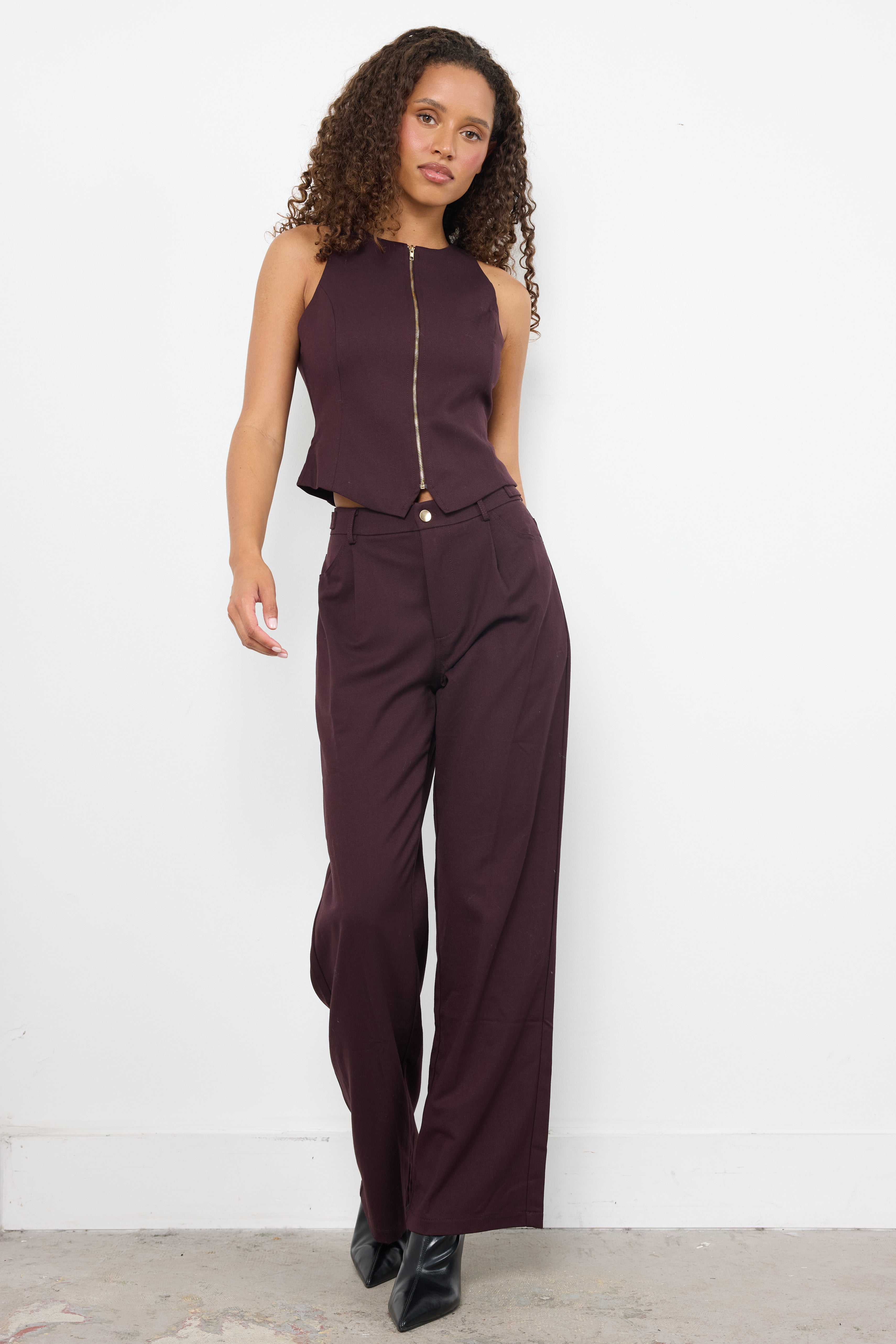 A Million Reasons Dark Wine Pants