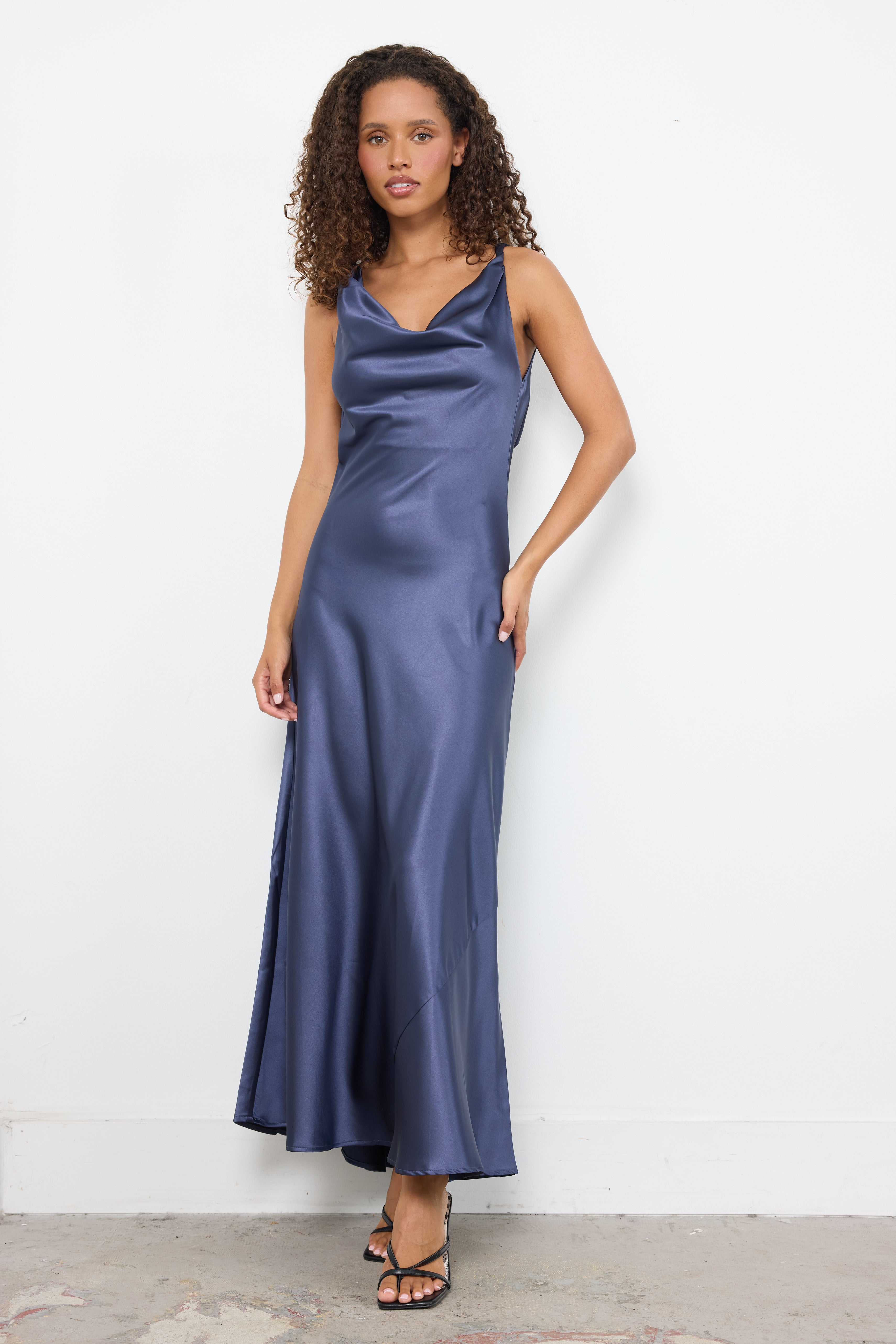 Sleepless Night Navy Dress