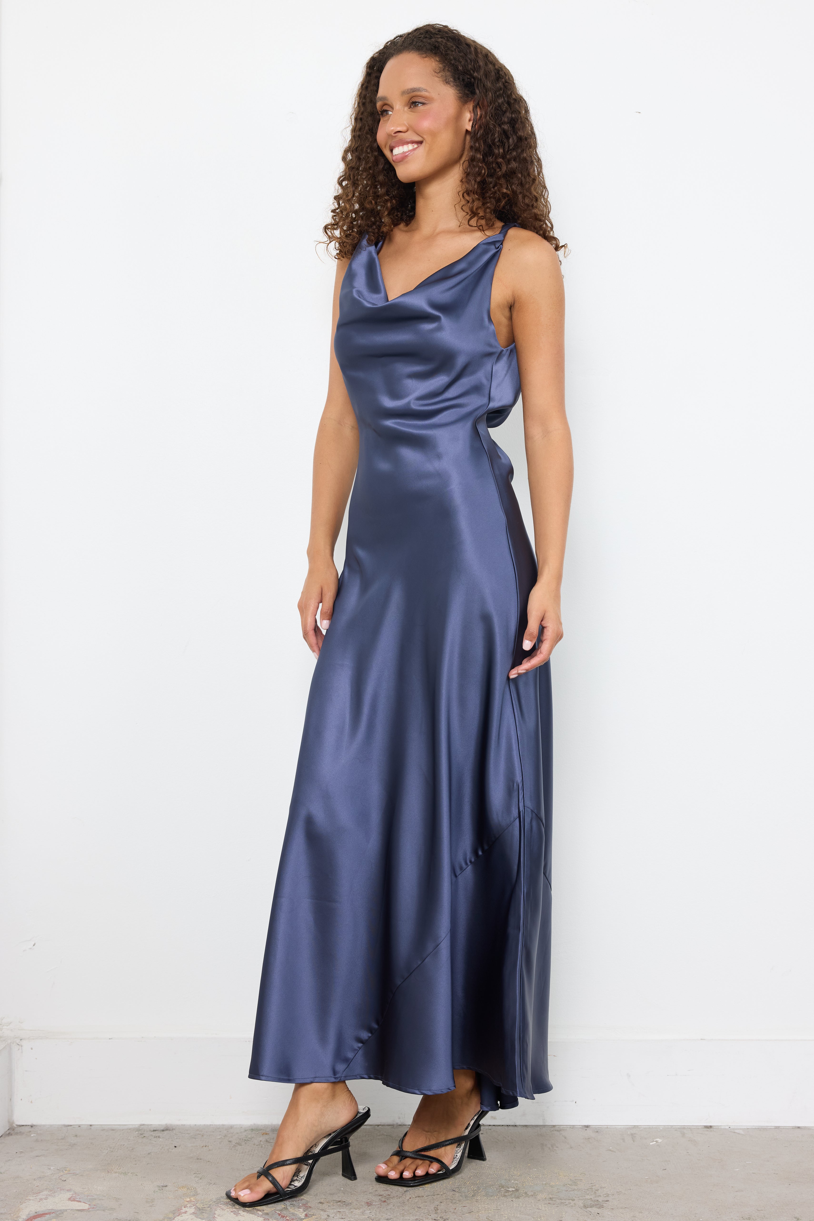 Sleepless Night Navy Dress