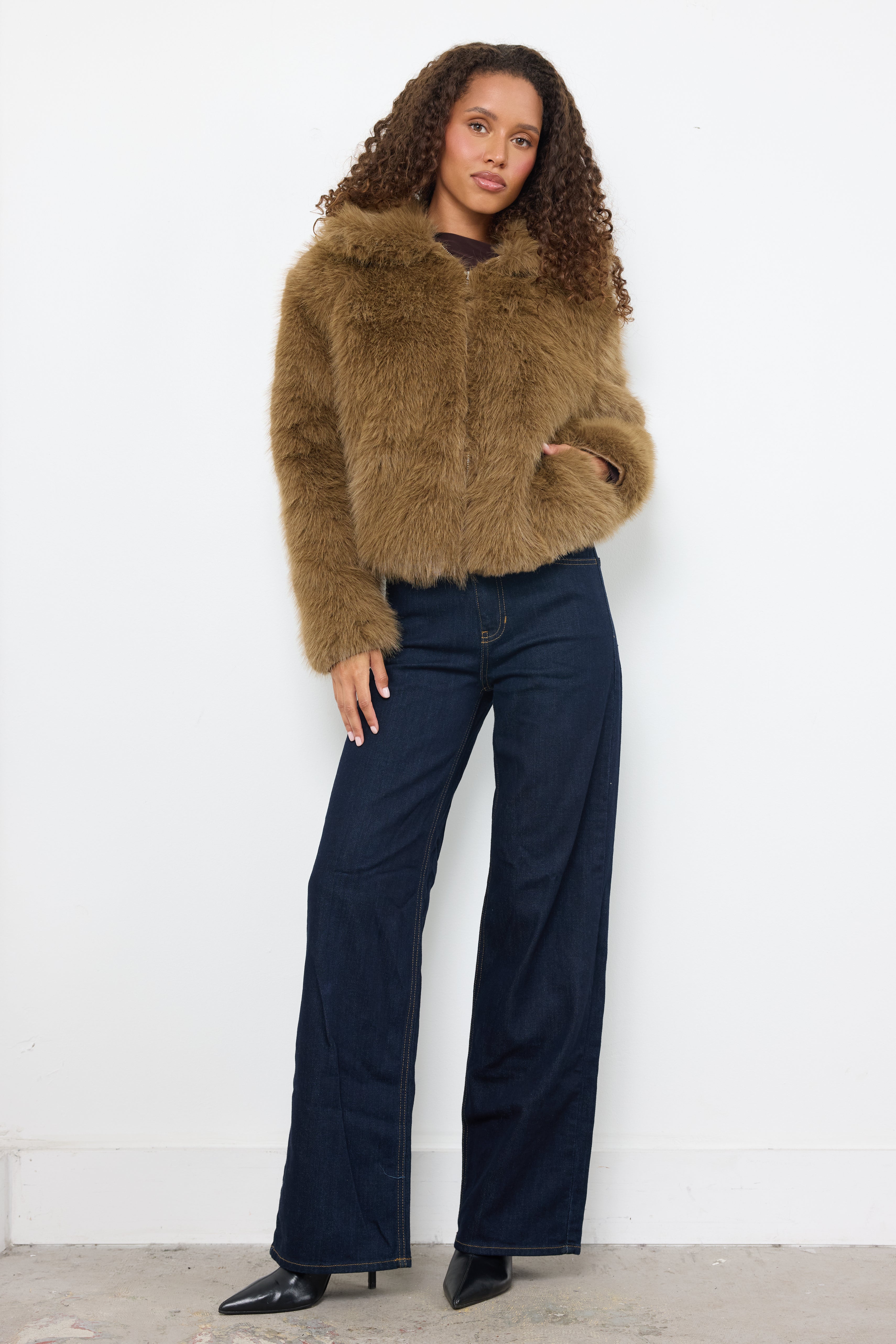 Not Fur You Brown Jacket