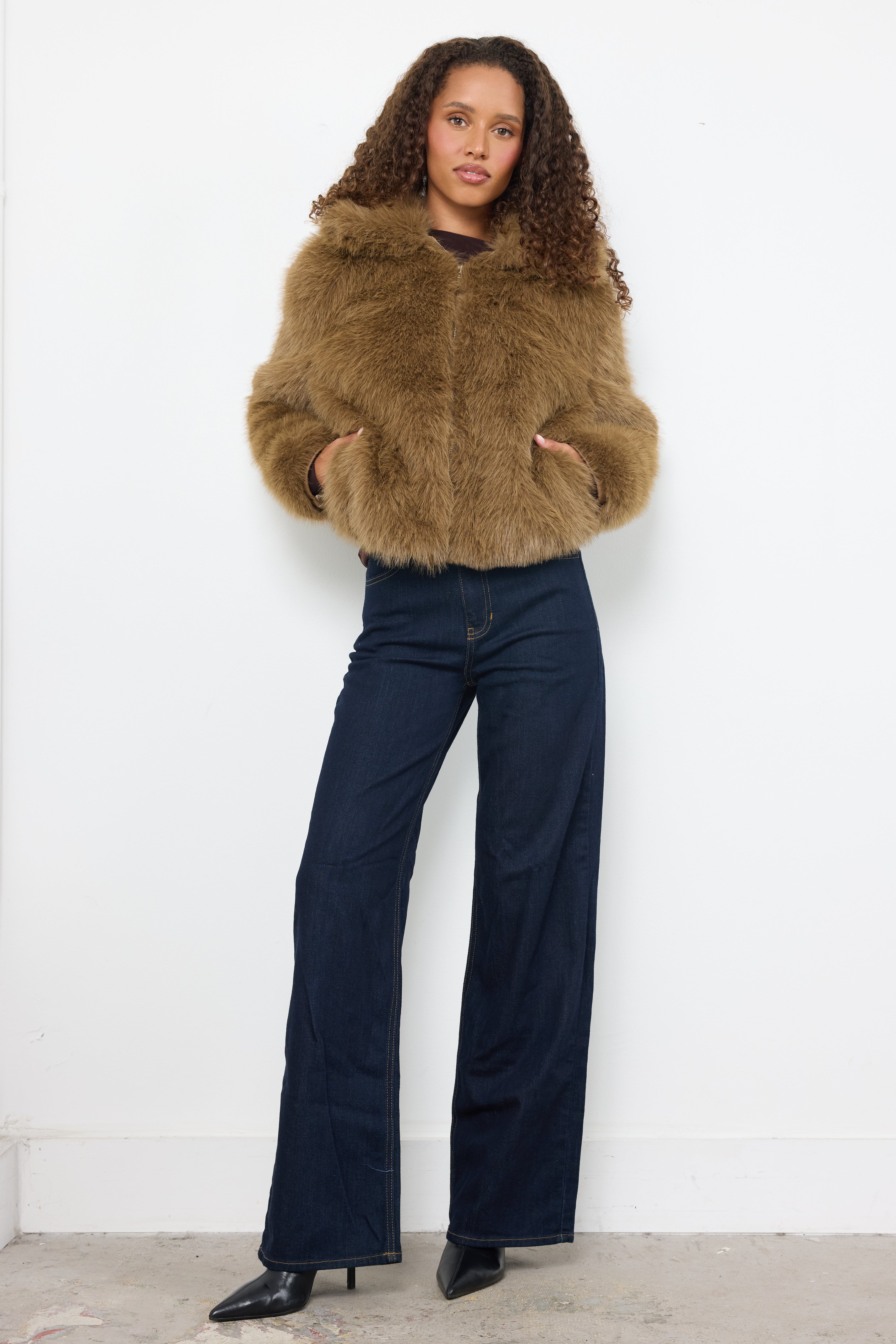 Not Fur You Brown Jacket