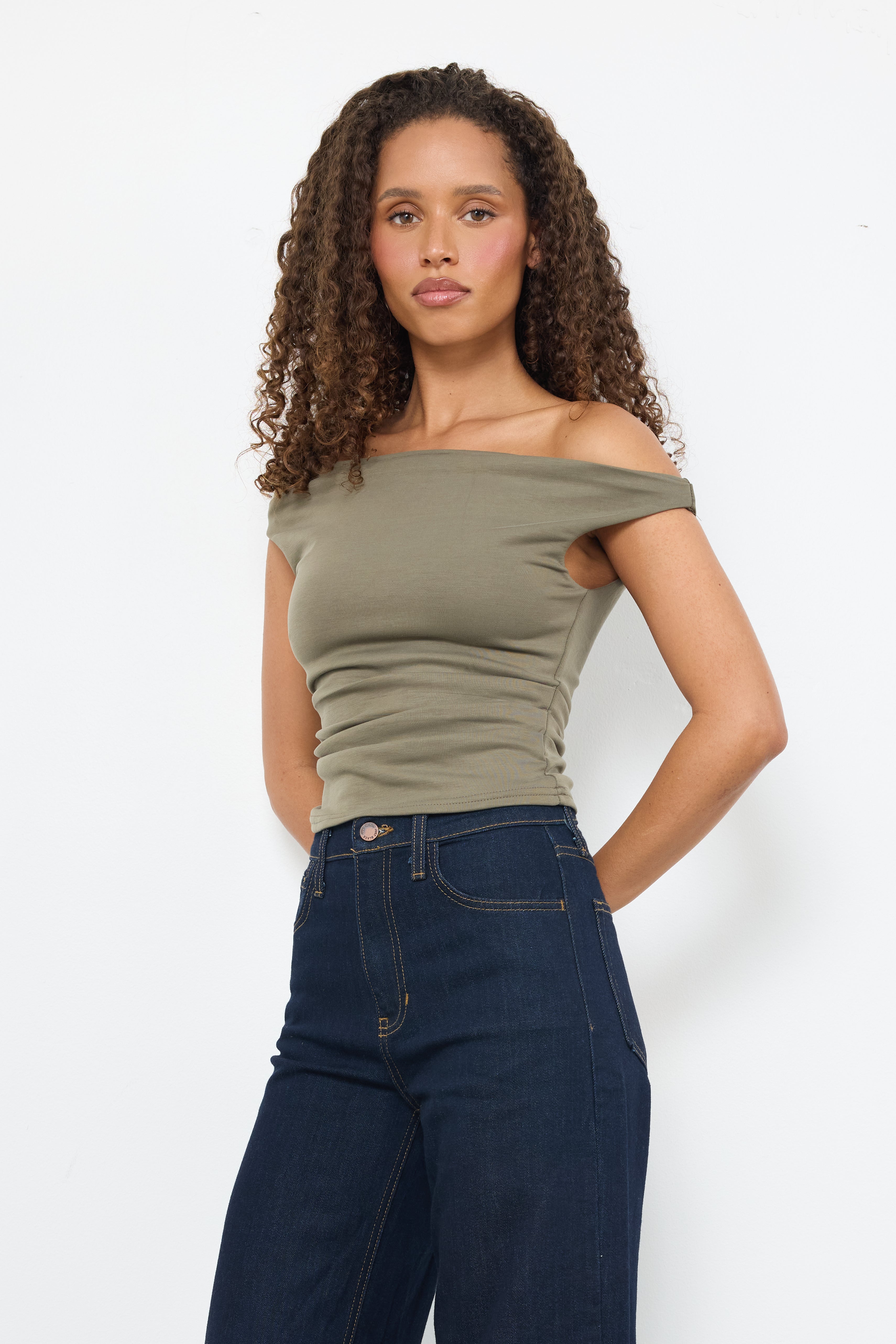 Still The One Dark Olive Top