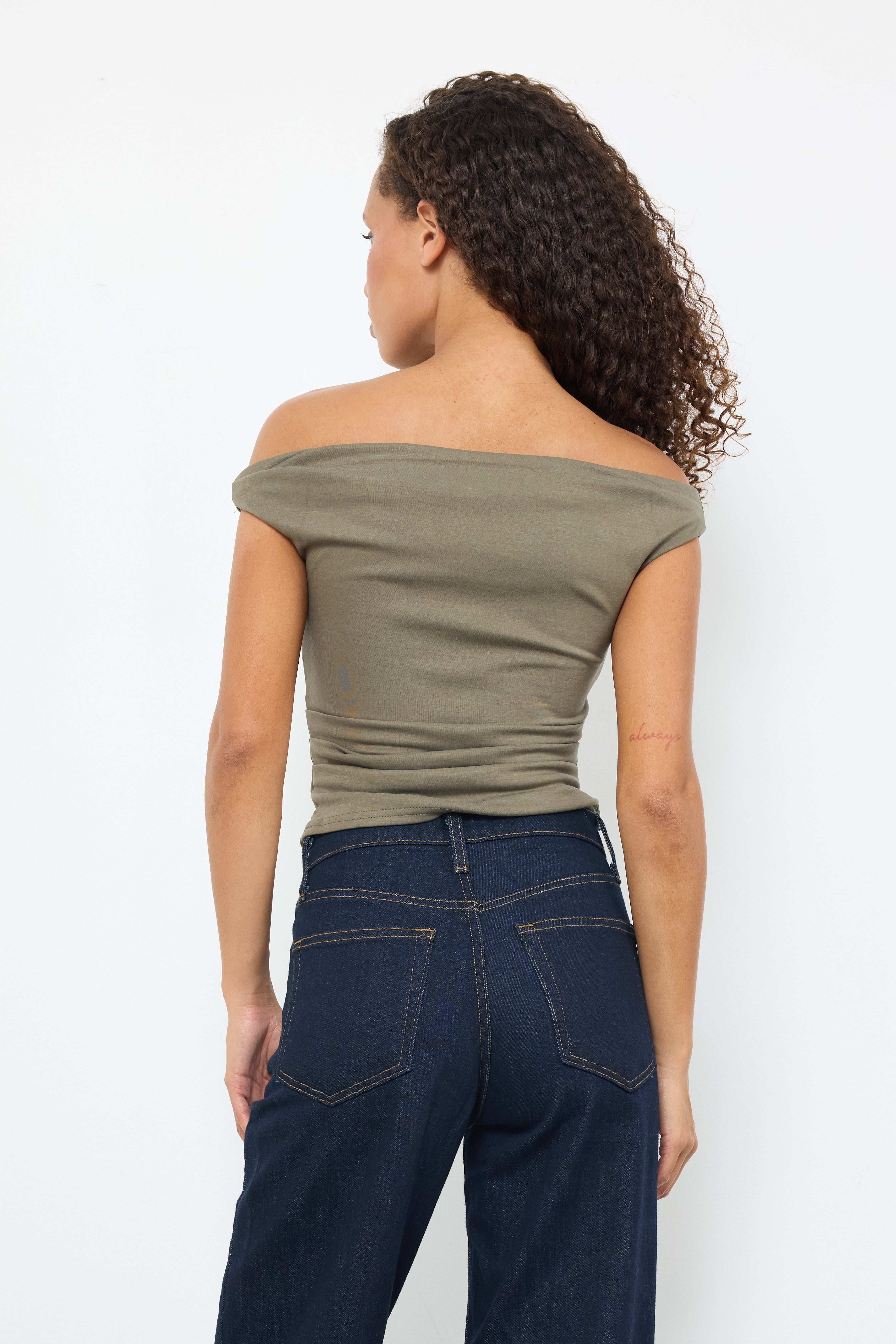 Still The One Dark Olive Top