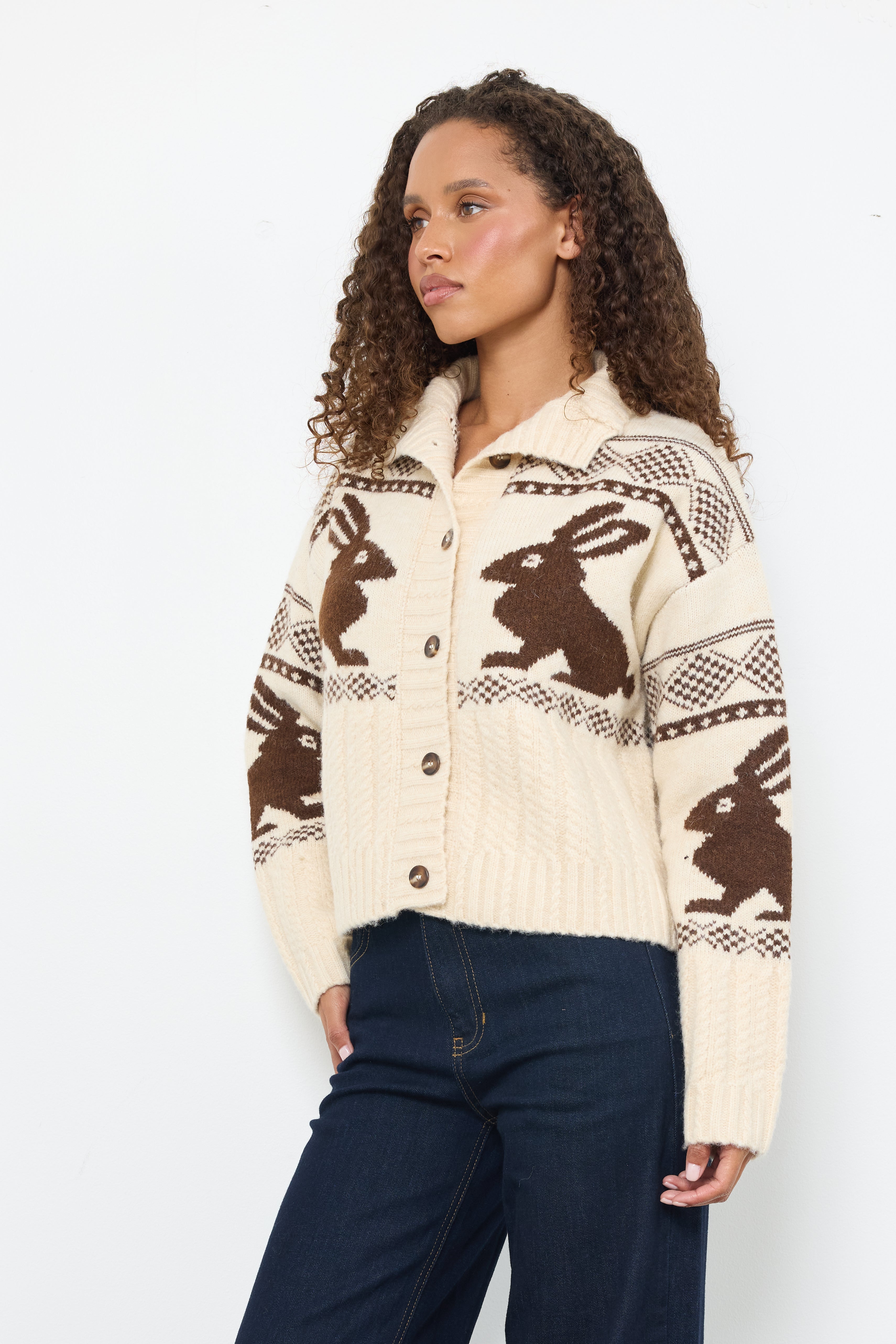 Hopper Cream Knit Top