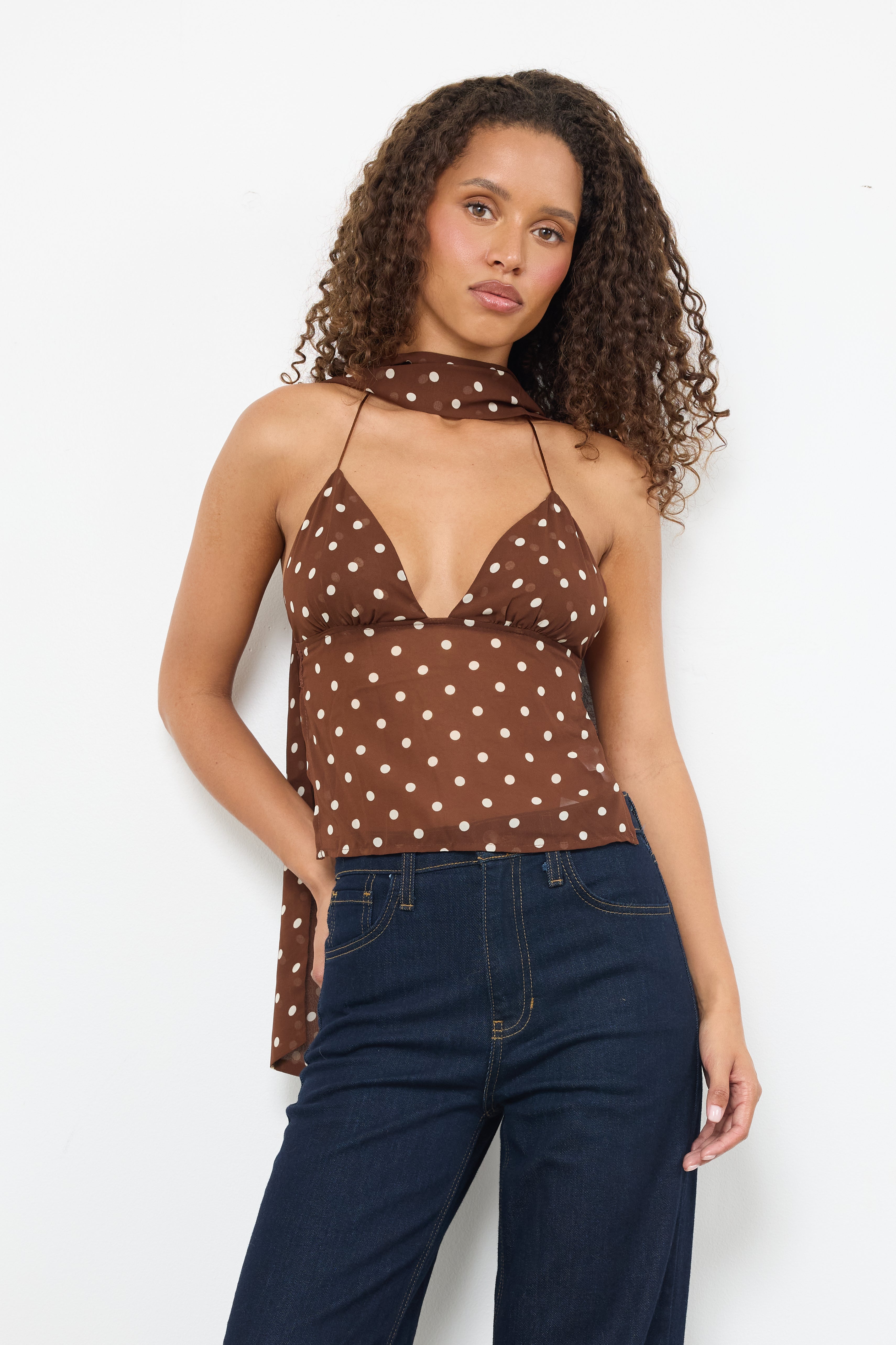 I Pick Clarke Brown Top