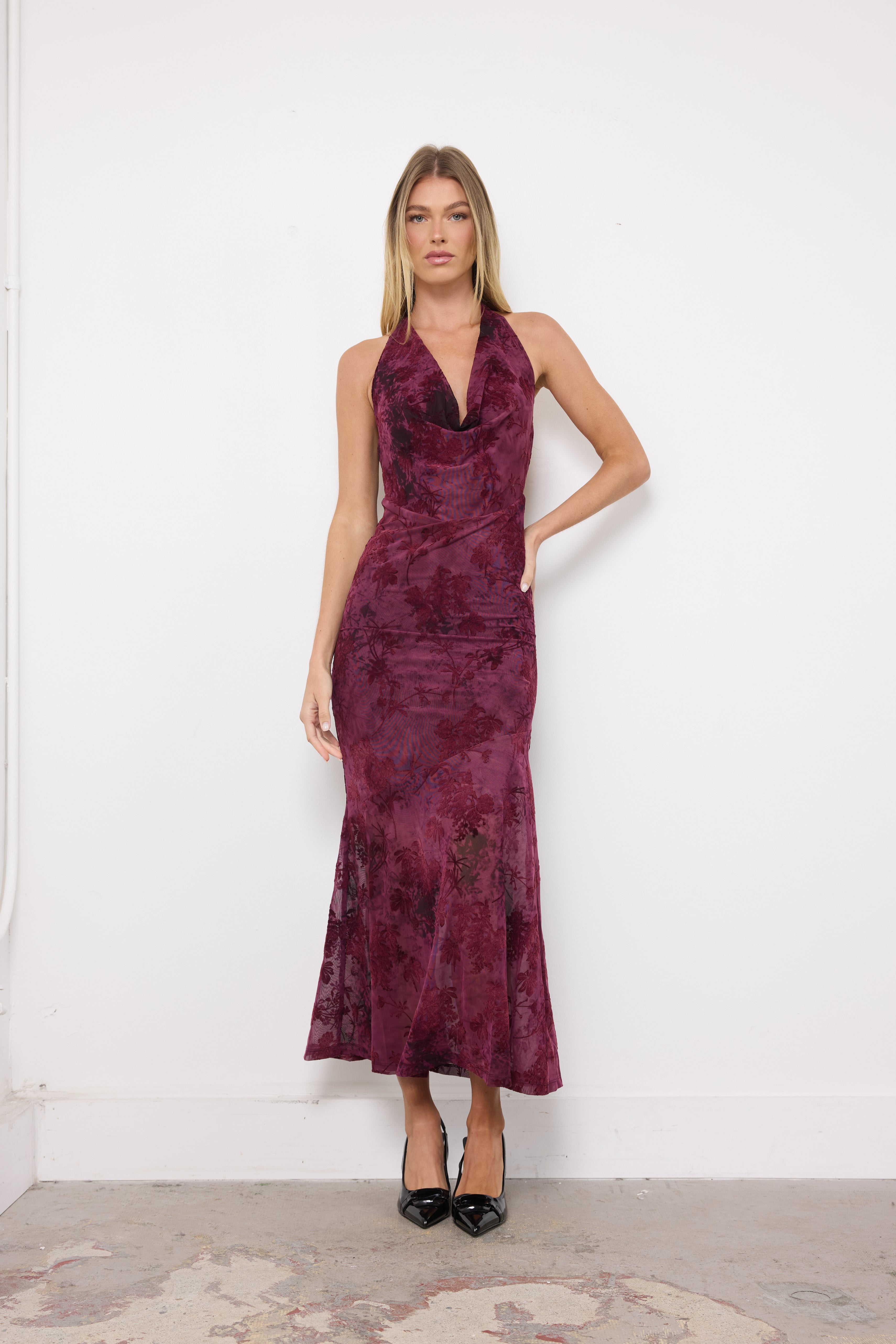 I Don't Know You Wine Dress