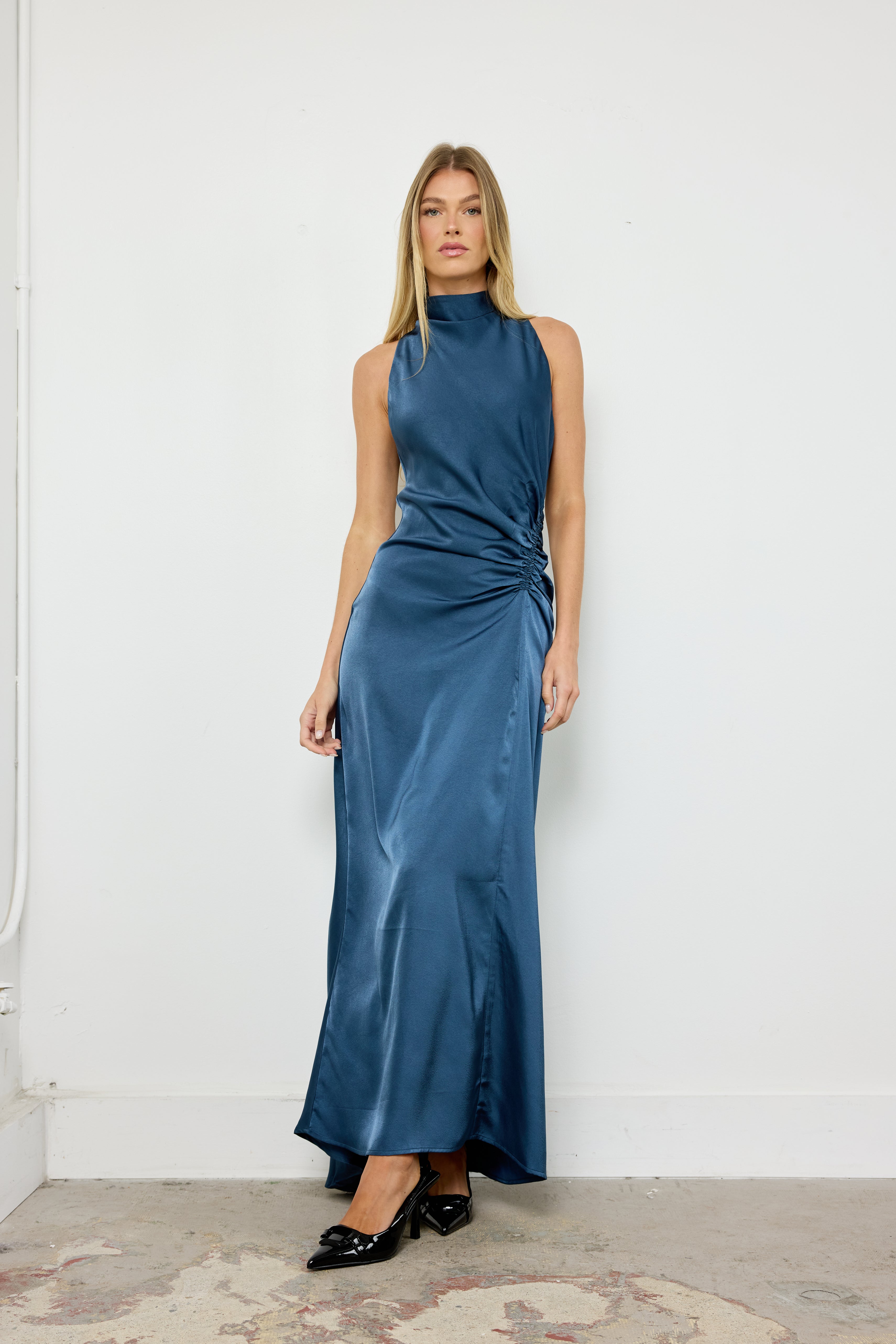 Let Me Down Gently Midnight Blue Dress