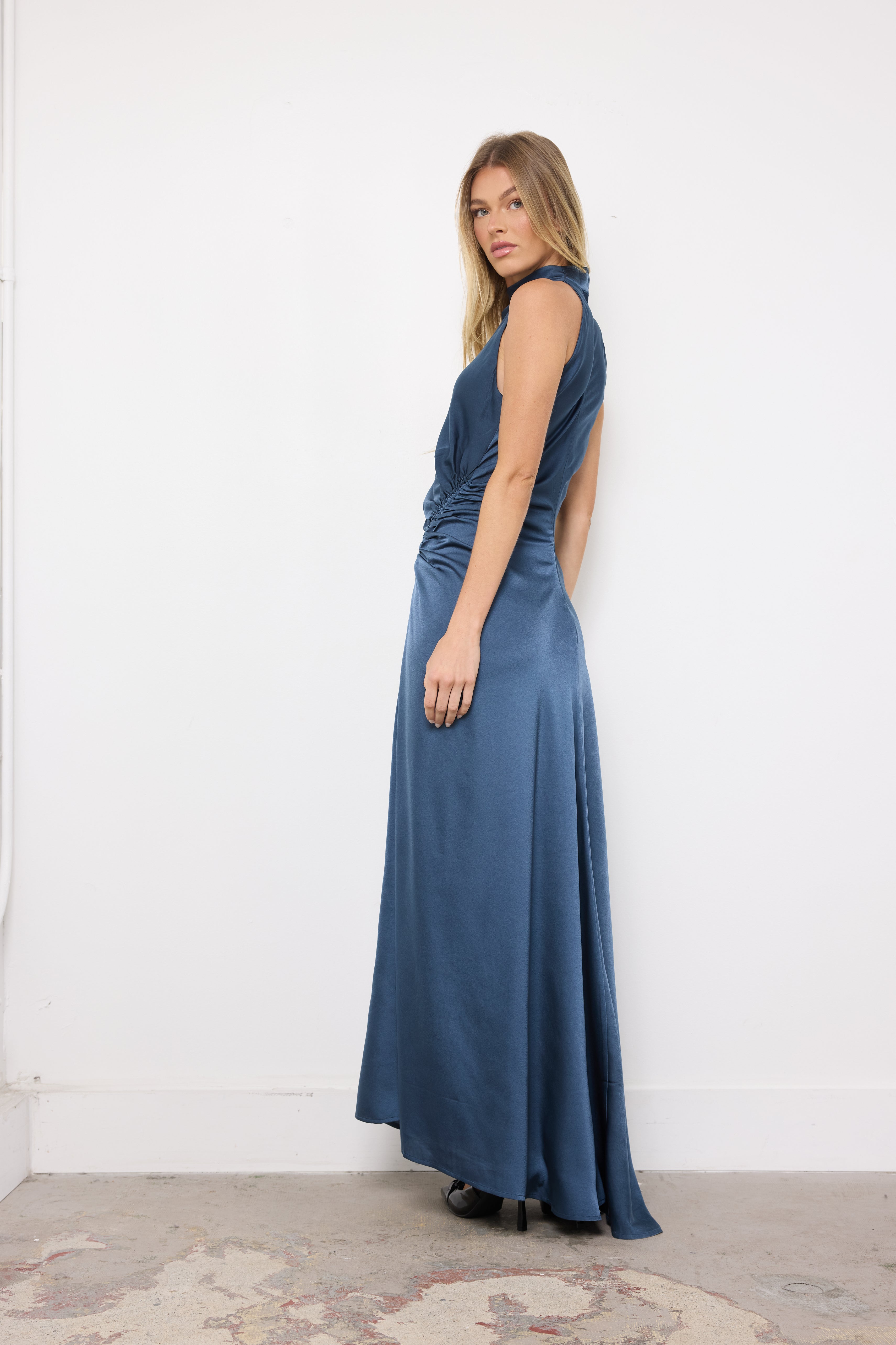 Let Me Down Gently Midnight Blue Dress