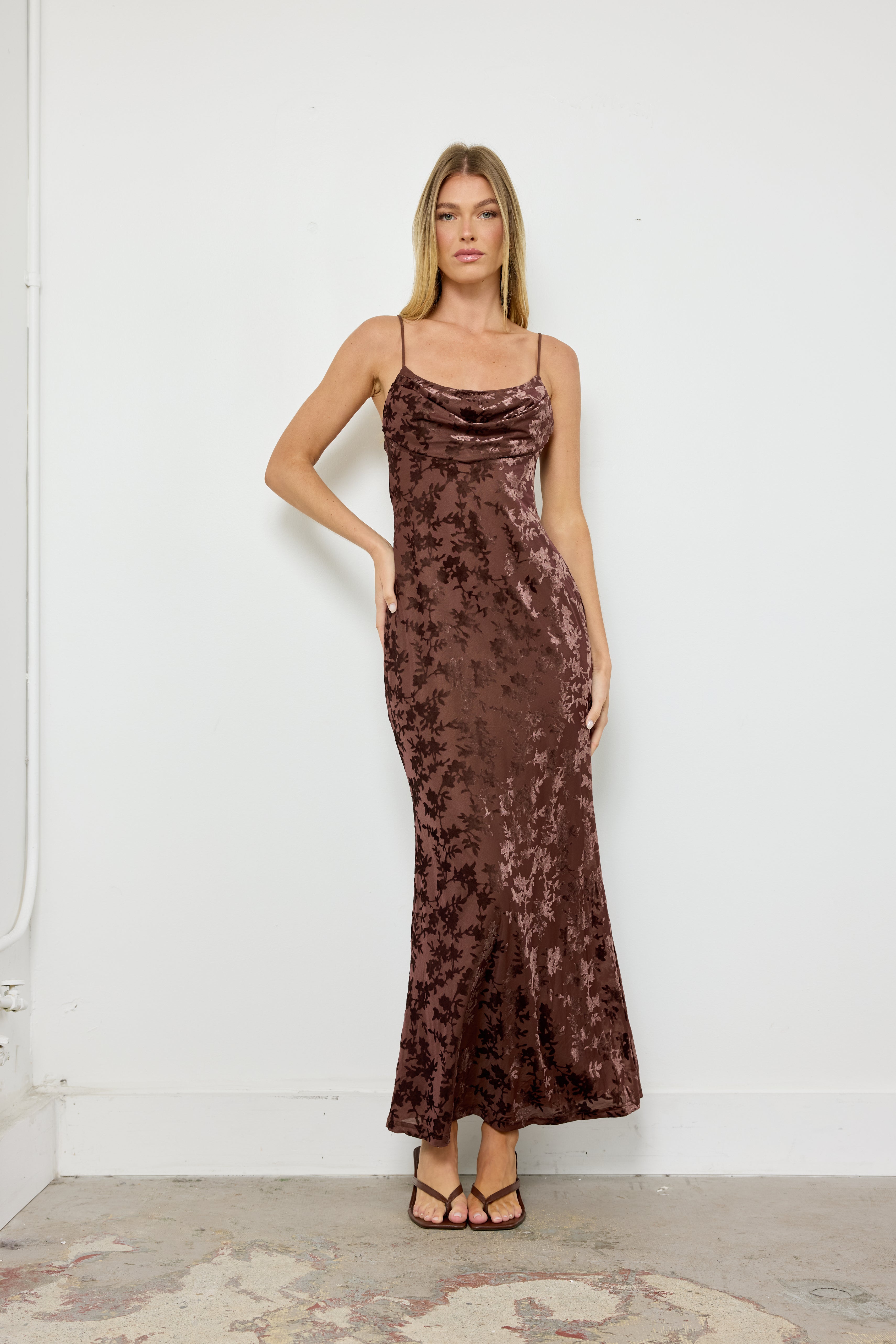 Catching Feelings Chocolate Dress