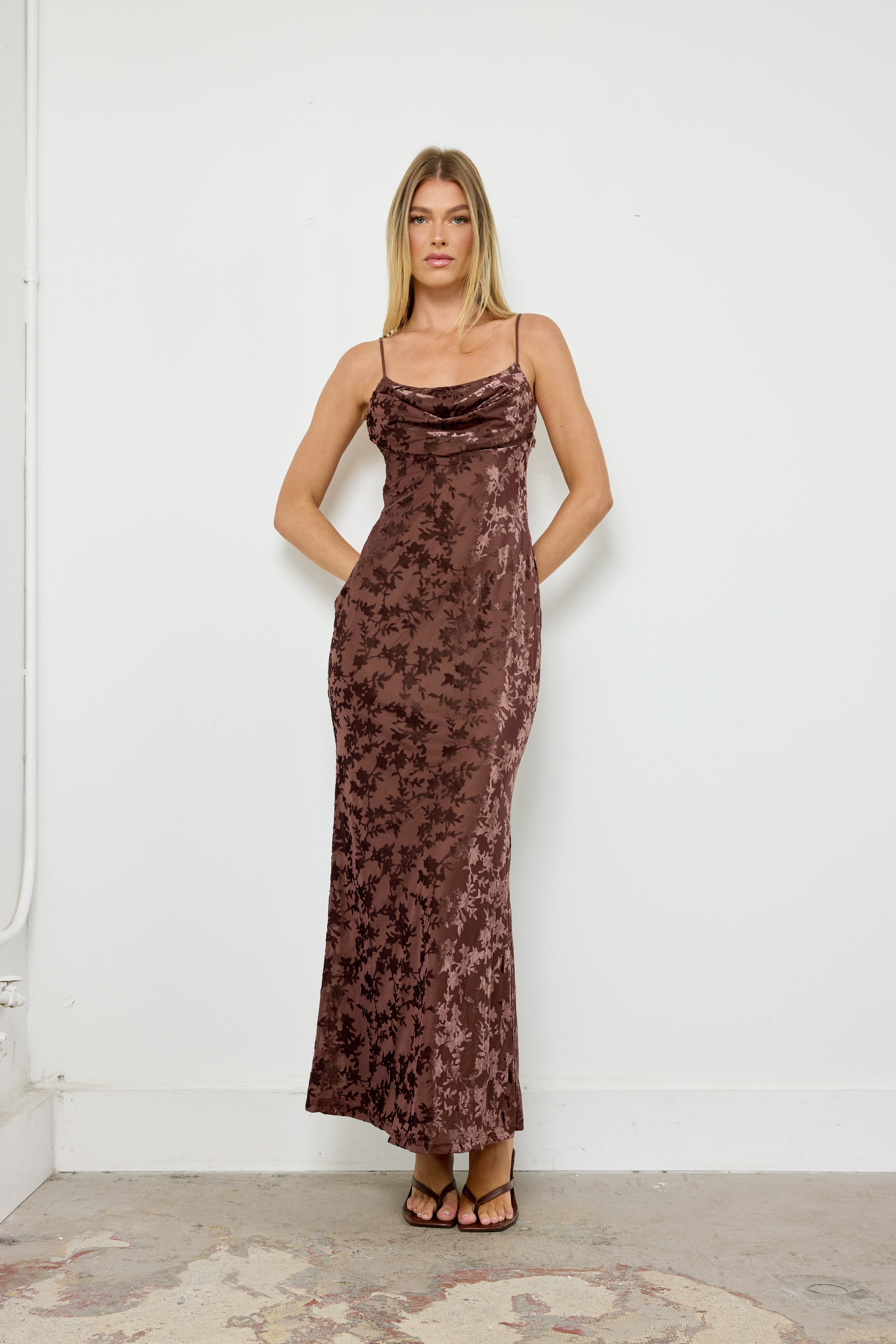 Catching Feelings Chocolate Dress