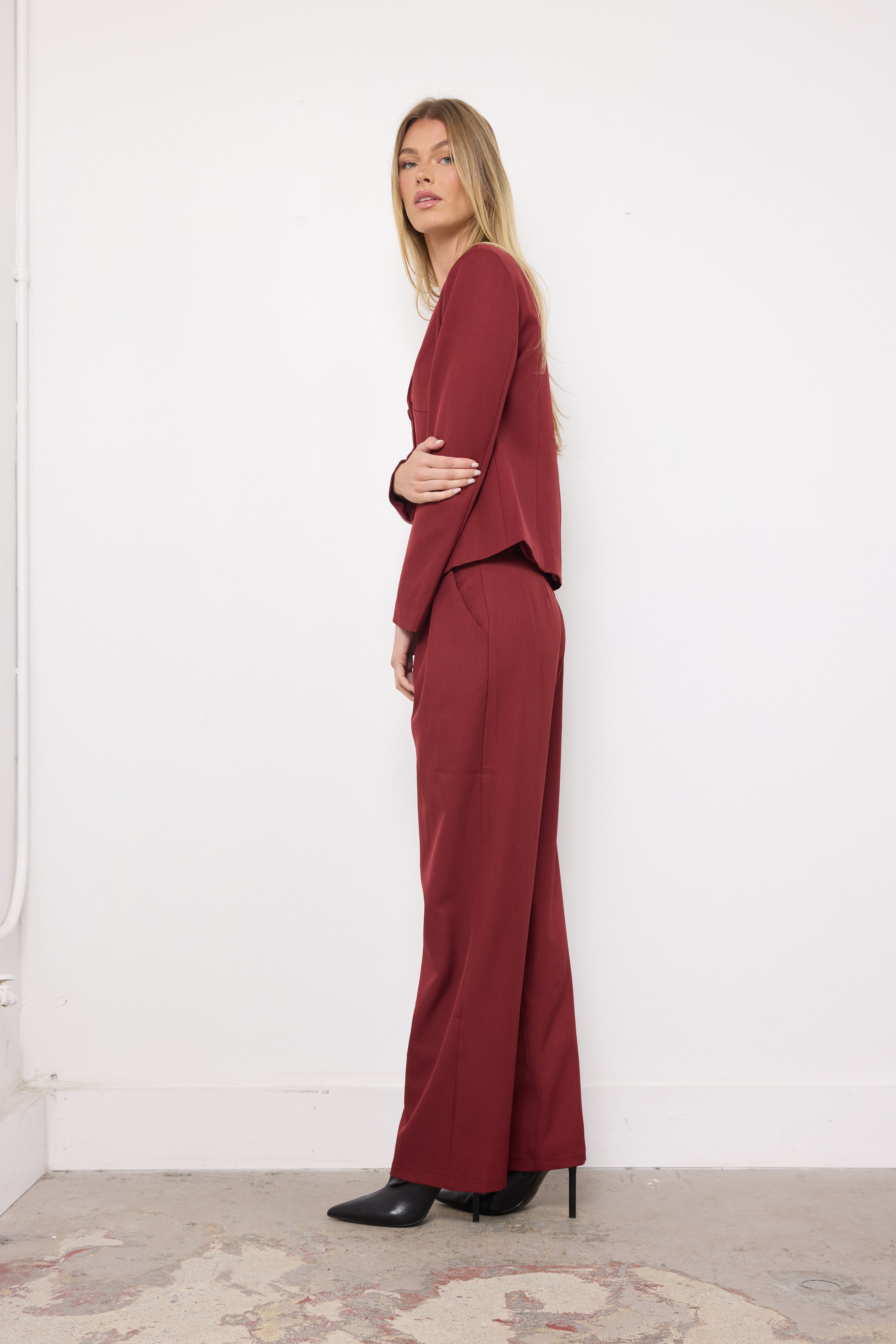 Let's Make a Deal Burgundy Pants