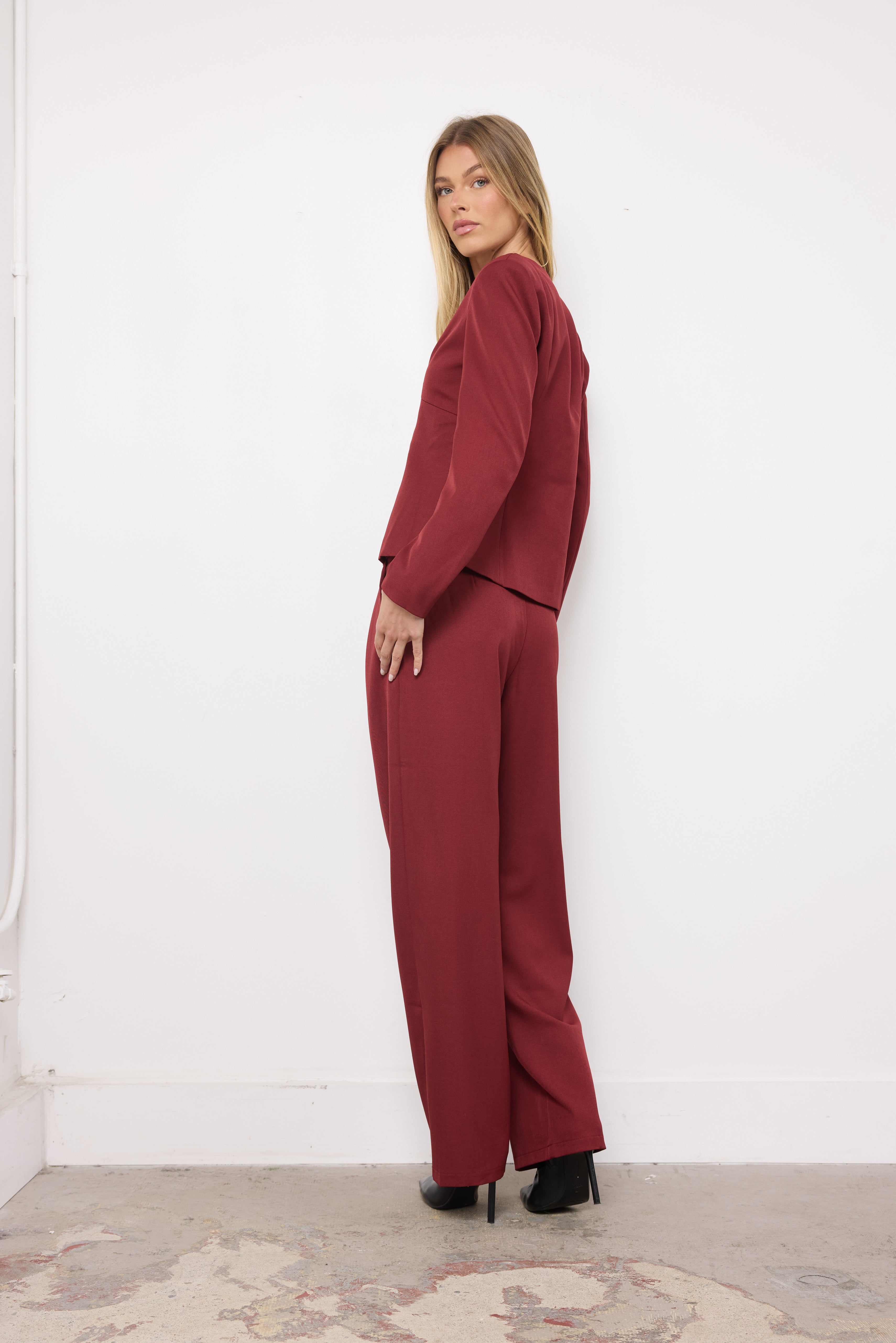 Let's Make a Deal Burgundy Pants