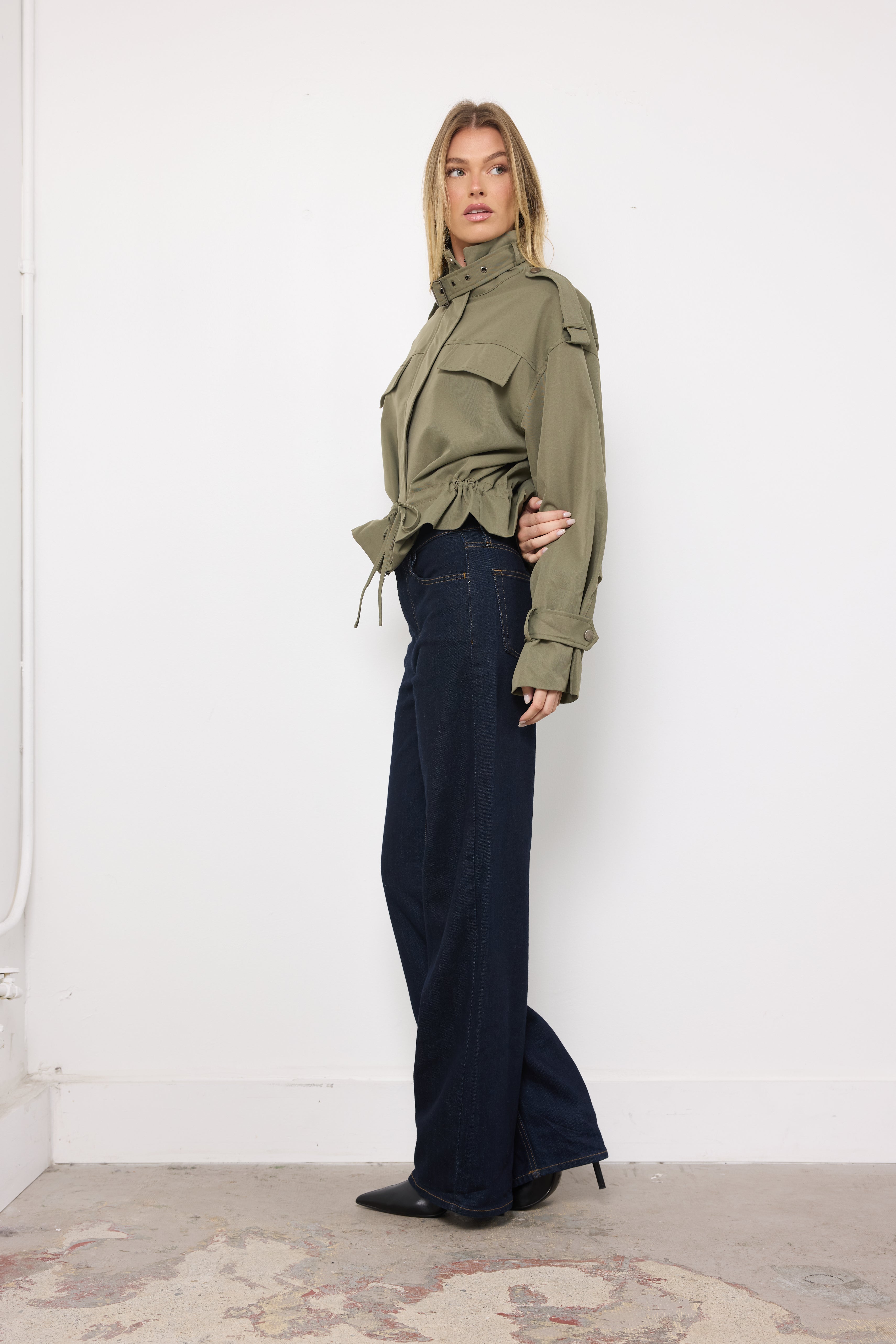 Reporting For Duty Olive Jacket