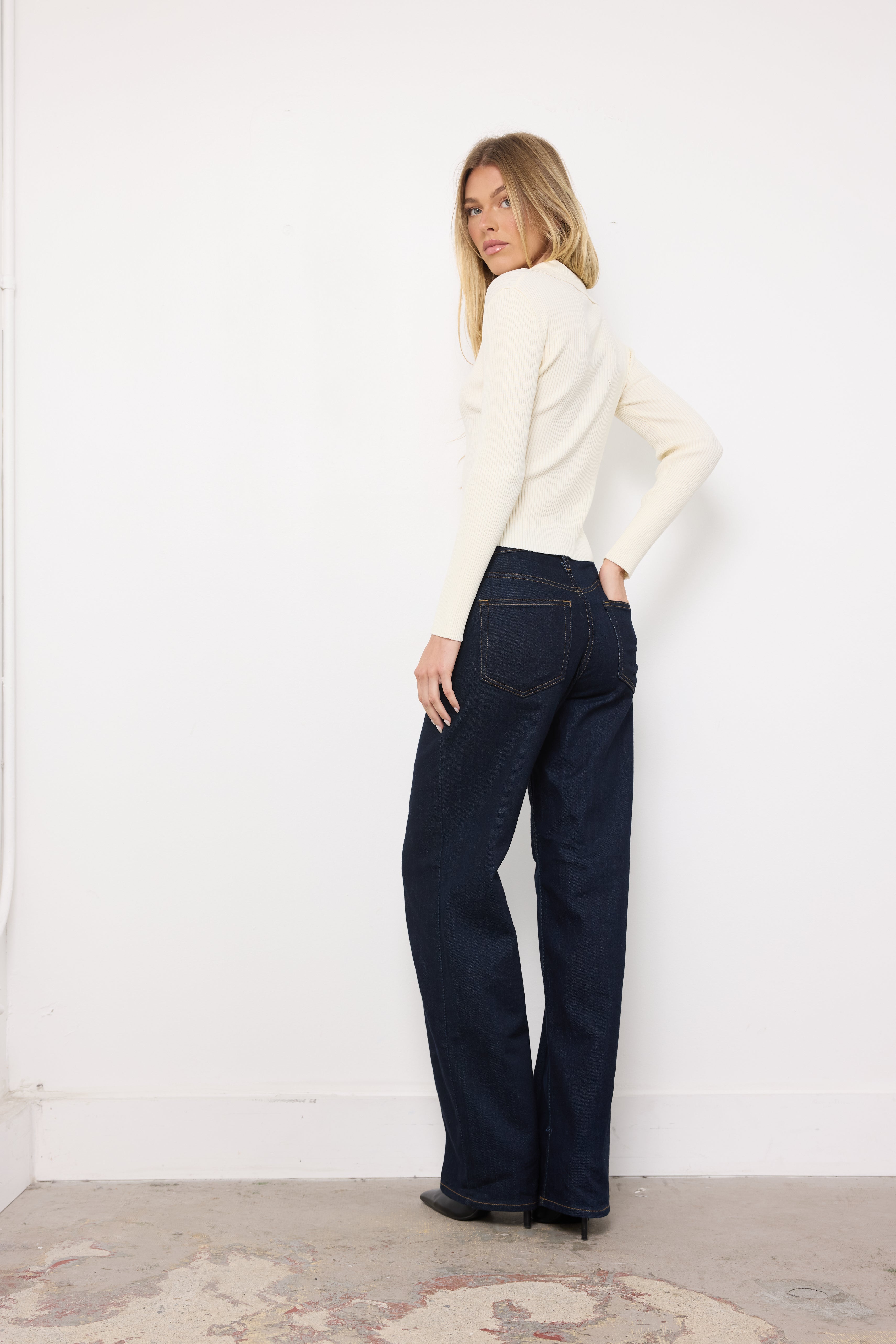 I Feel Something Cream Knit Top