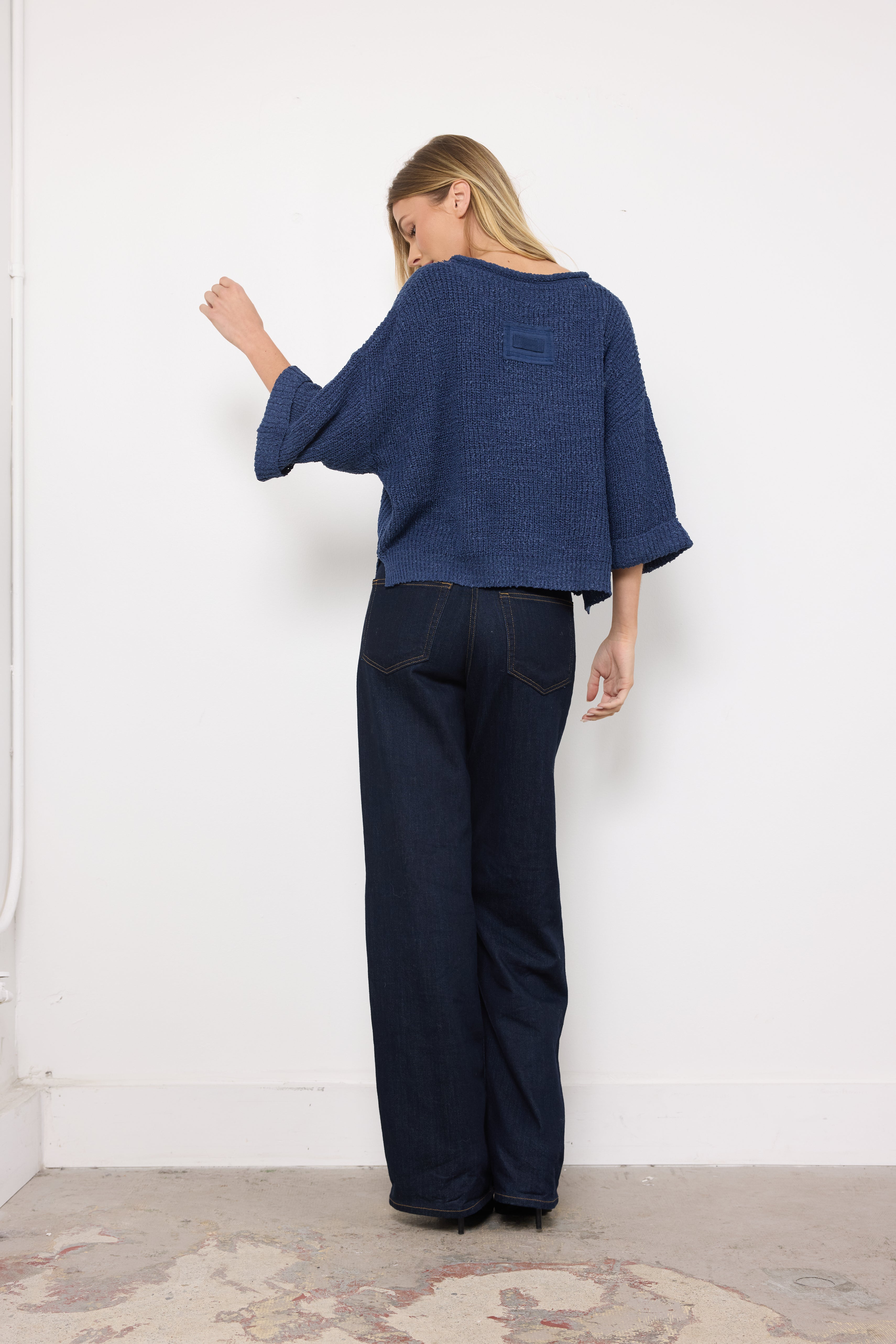 Loose The Attitude Navy Top