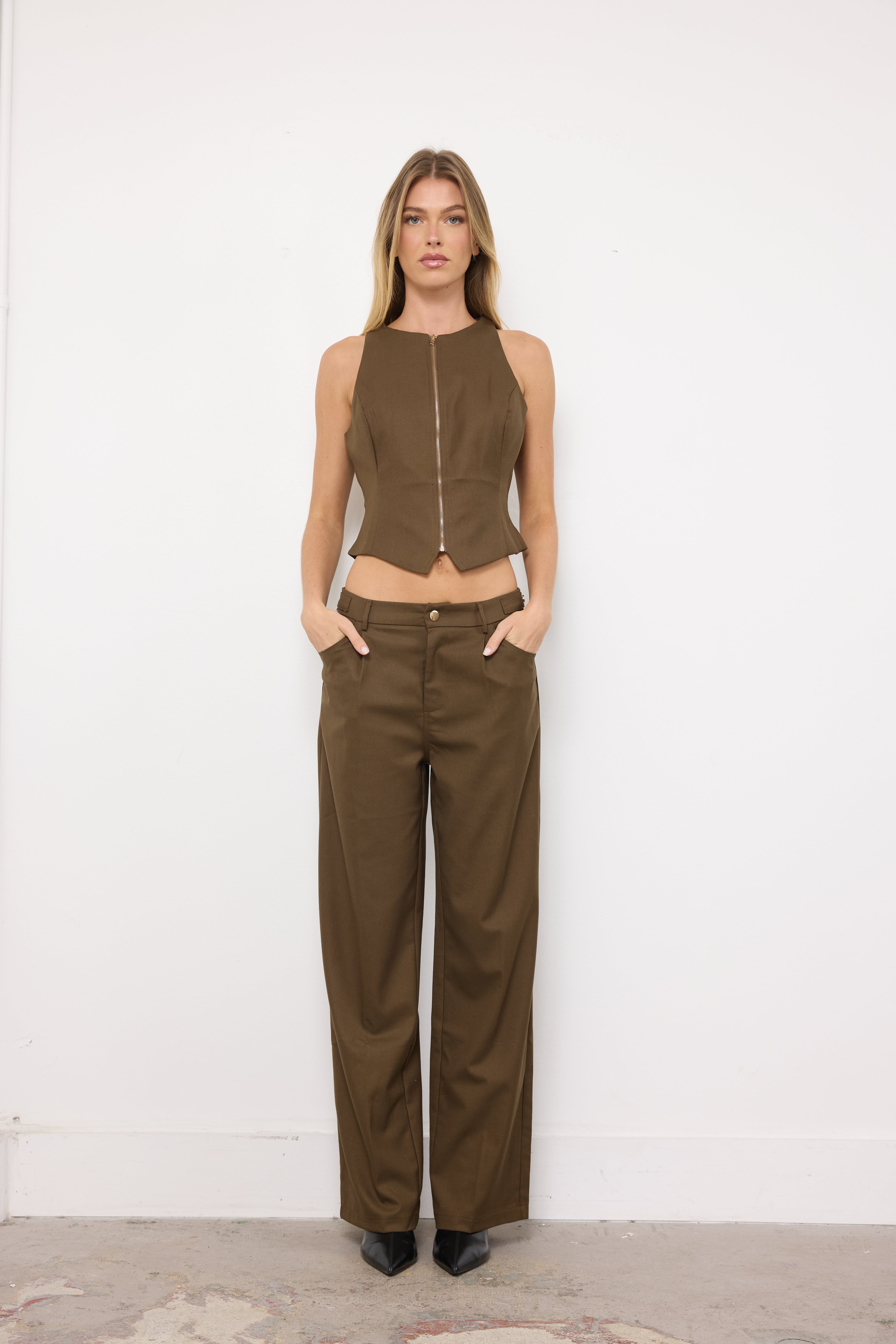 A Million Reasons Dark Olive Pants