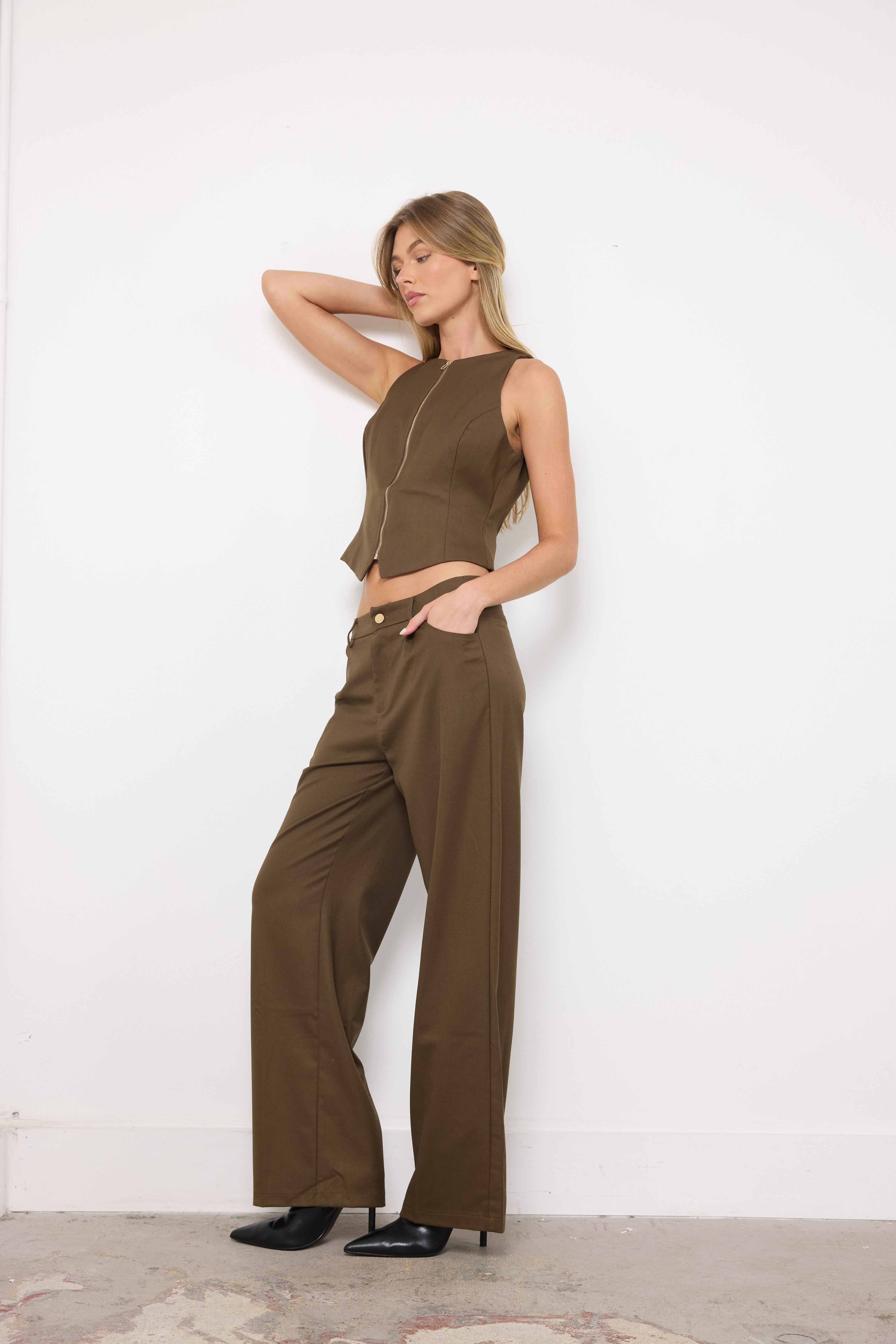 A Million Reasons Dark Olive Pants