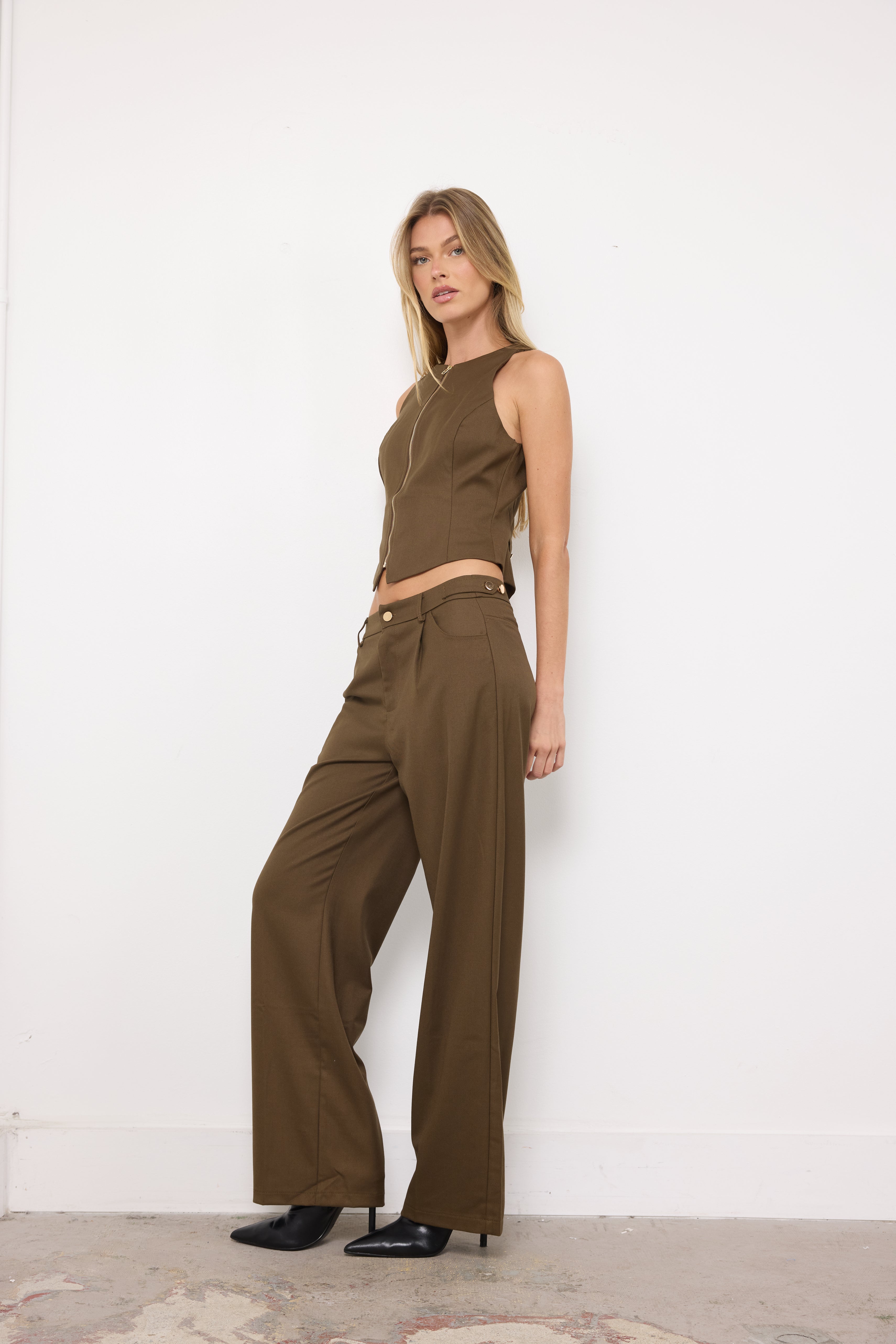 A Million Reasons Dark Olive Pants