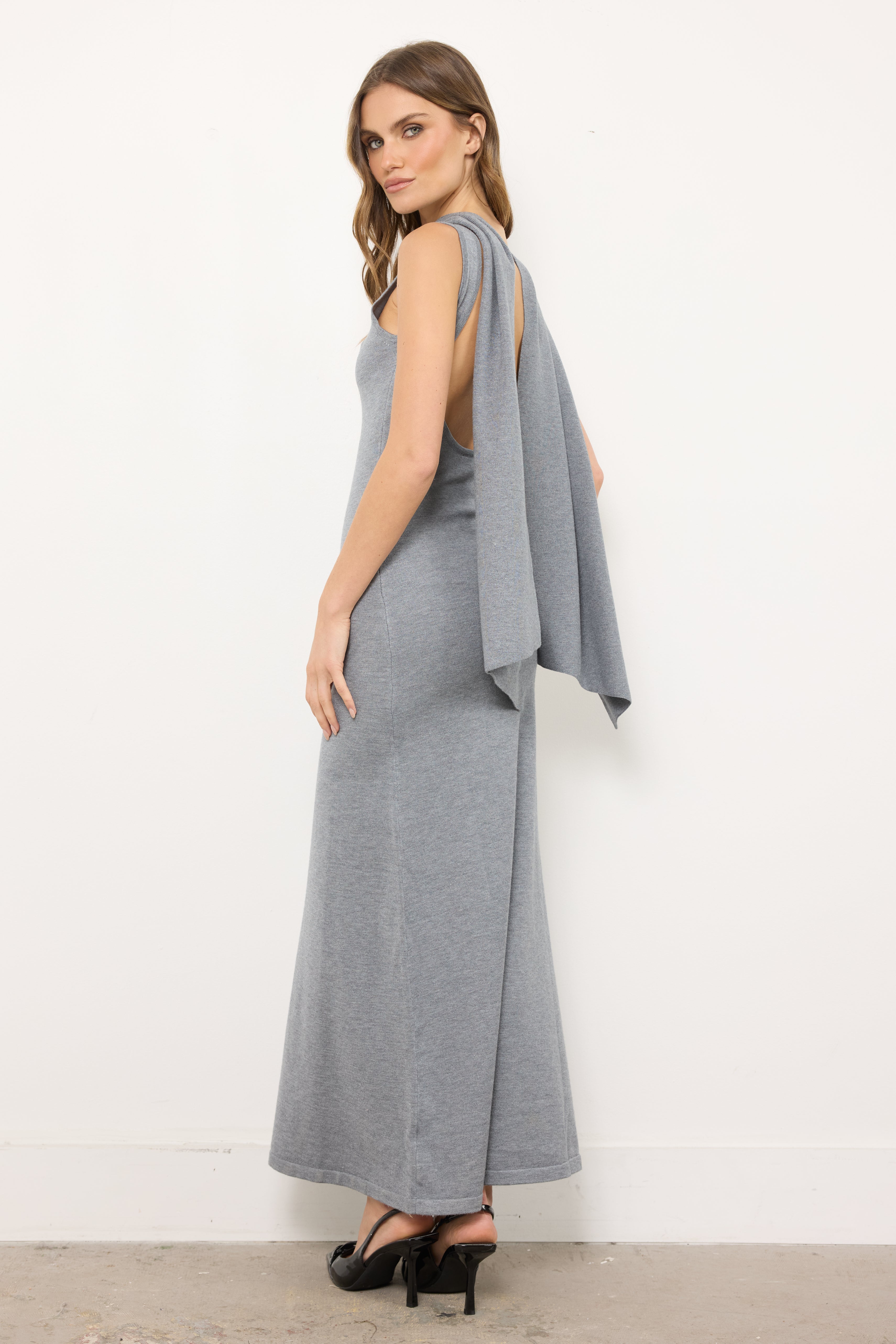 Should Stop By Charcoal Dress