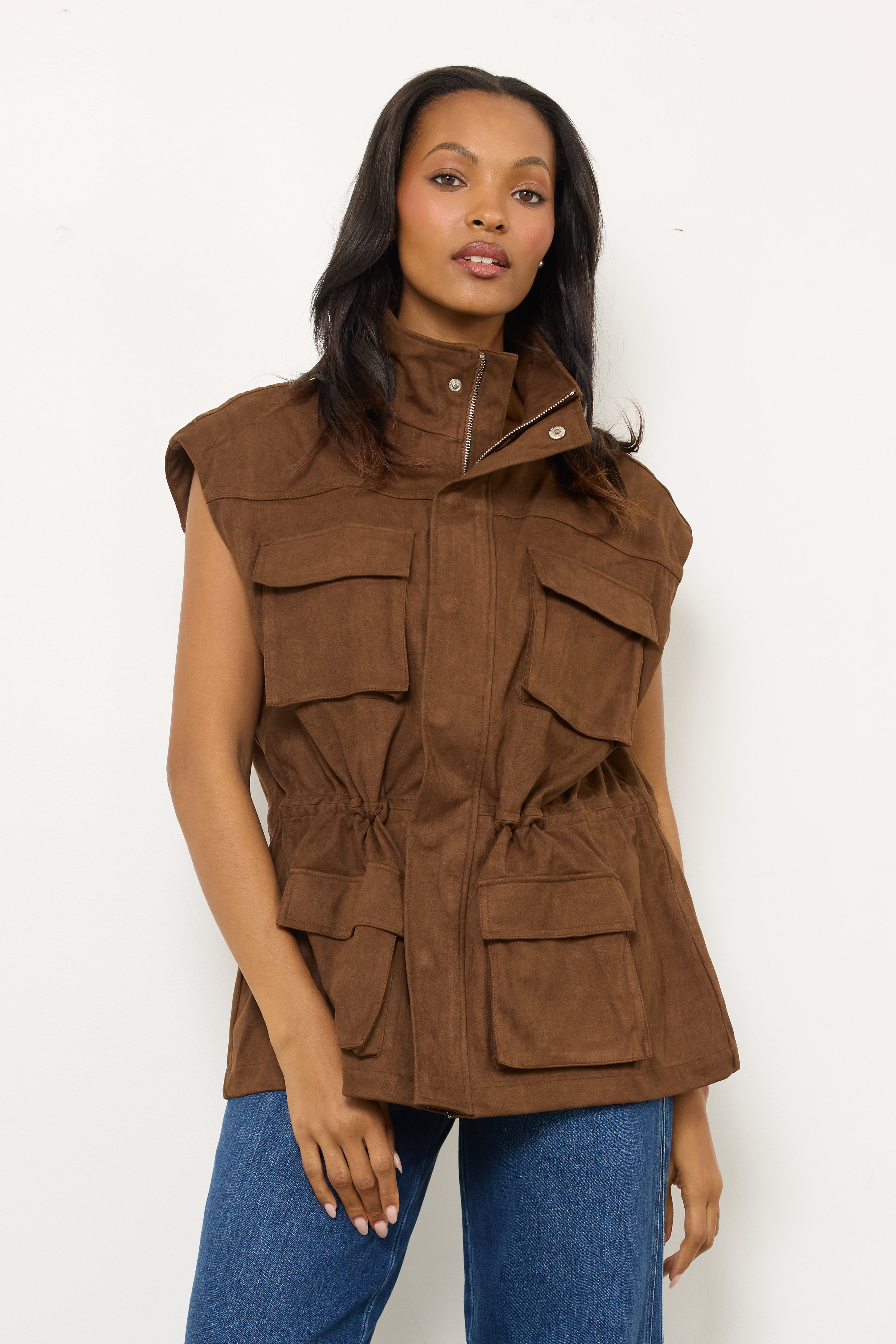 Savannah Brown Vest