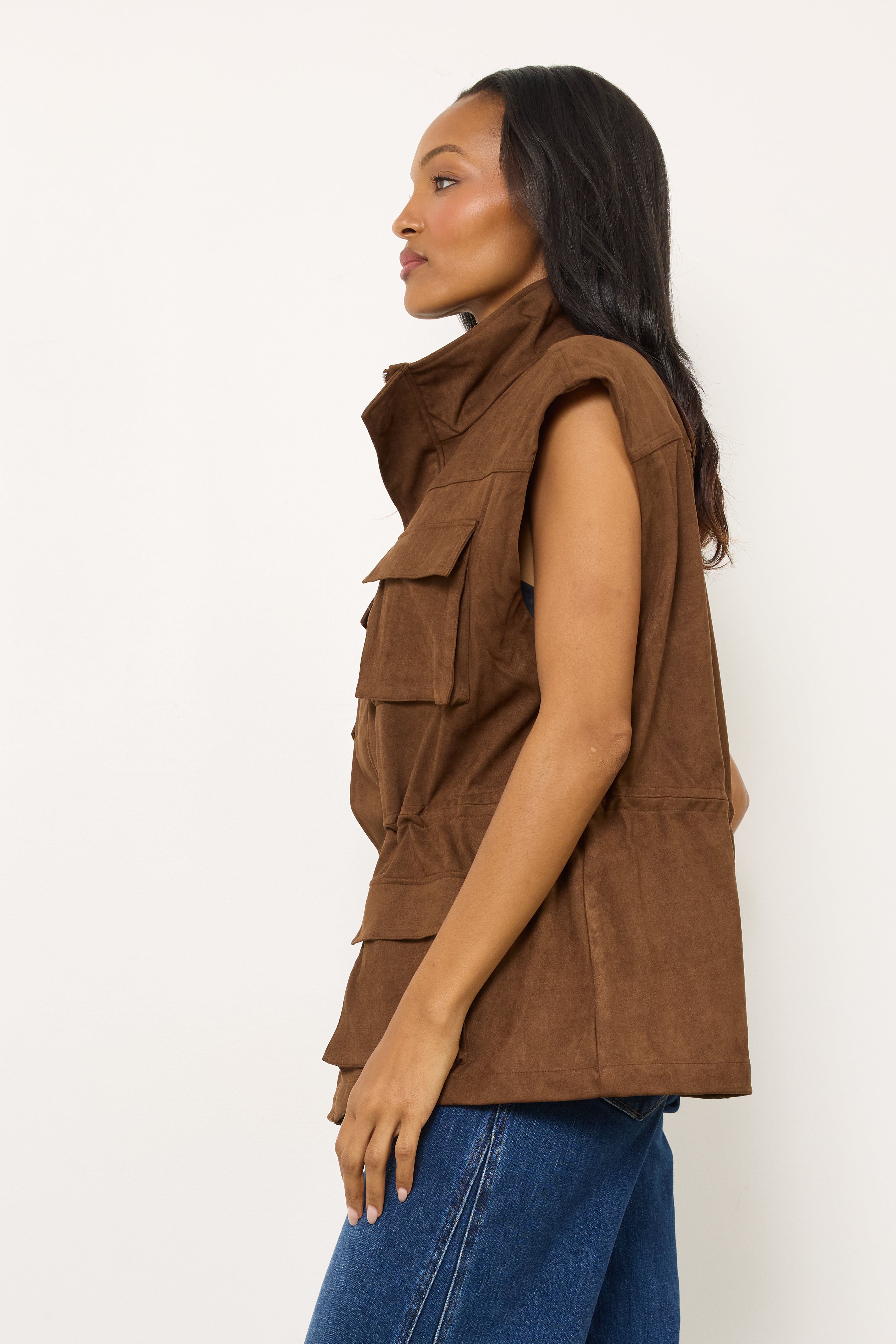 Savannah Brown Vest