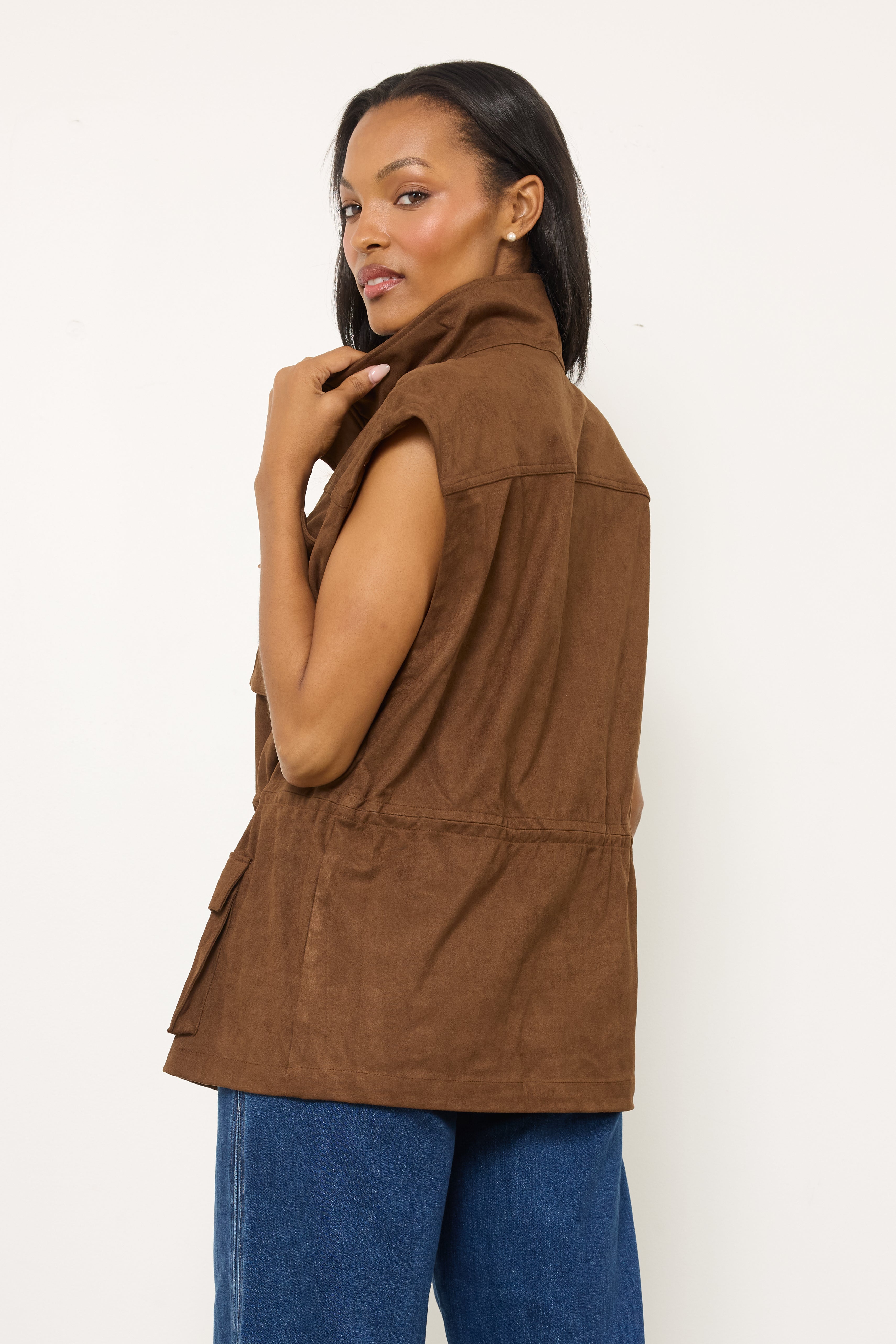 Savannah Brown Vest