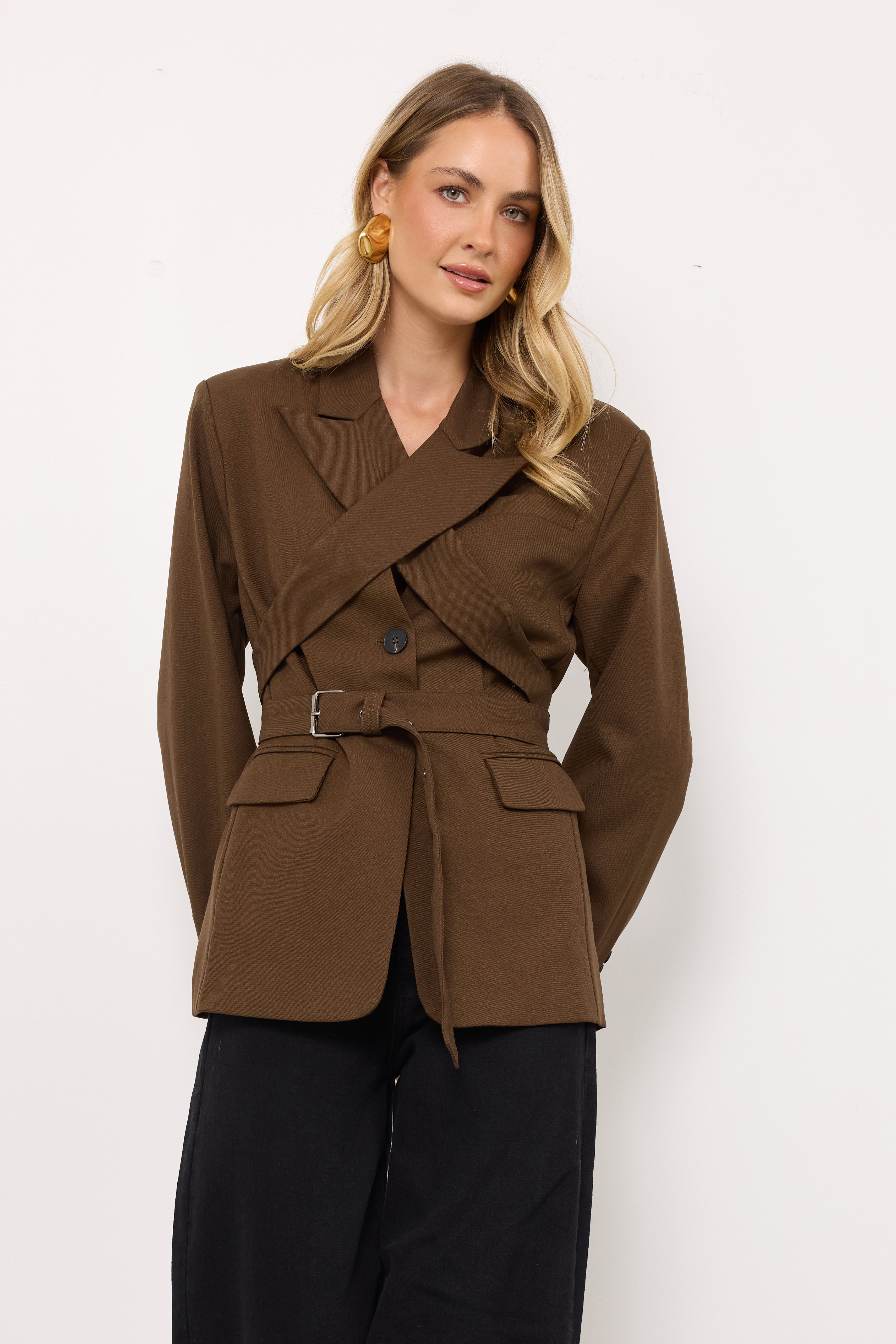 Shutter Island Brown Blazer