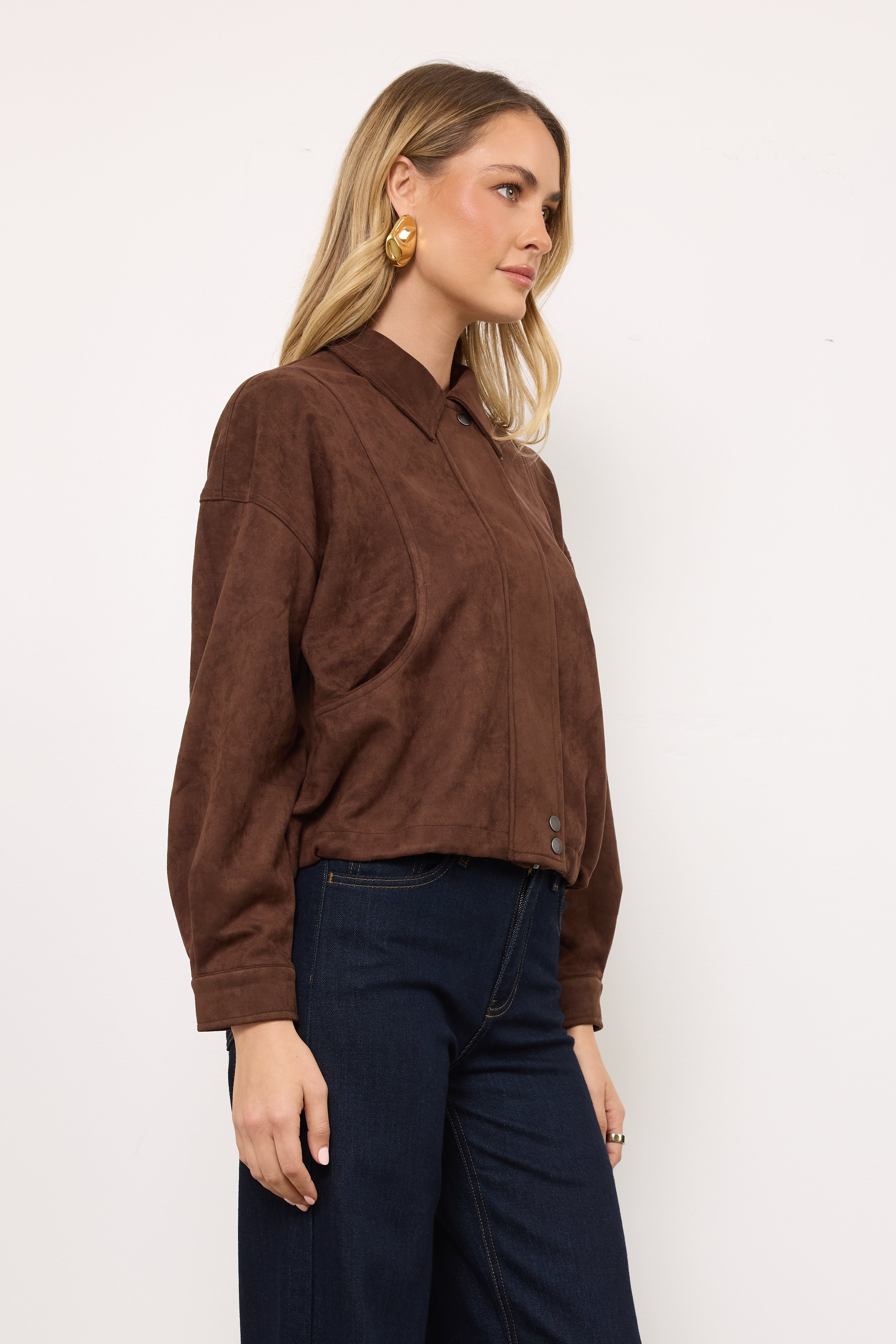 Choco Full Of Fun Chocolate Brown Jacket