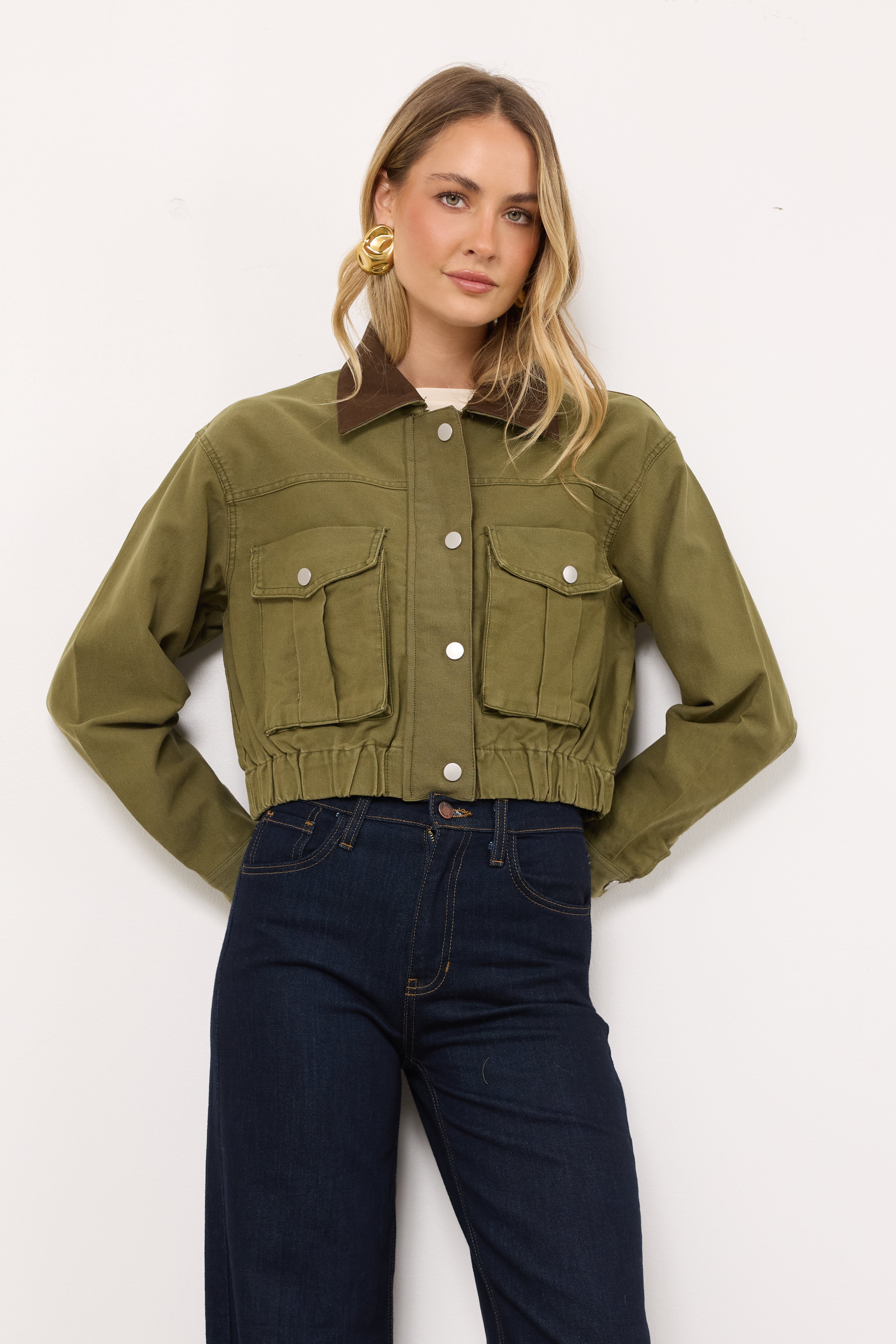 Barnyard Boogie Olive Jacket
