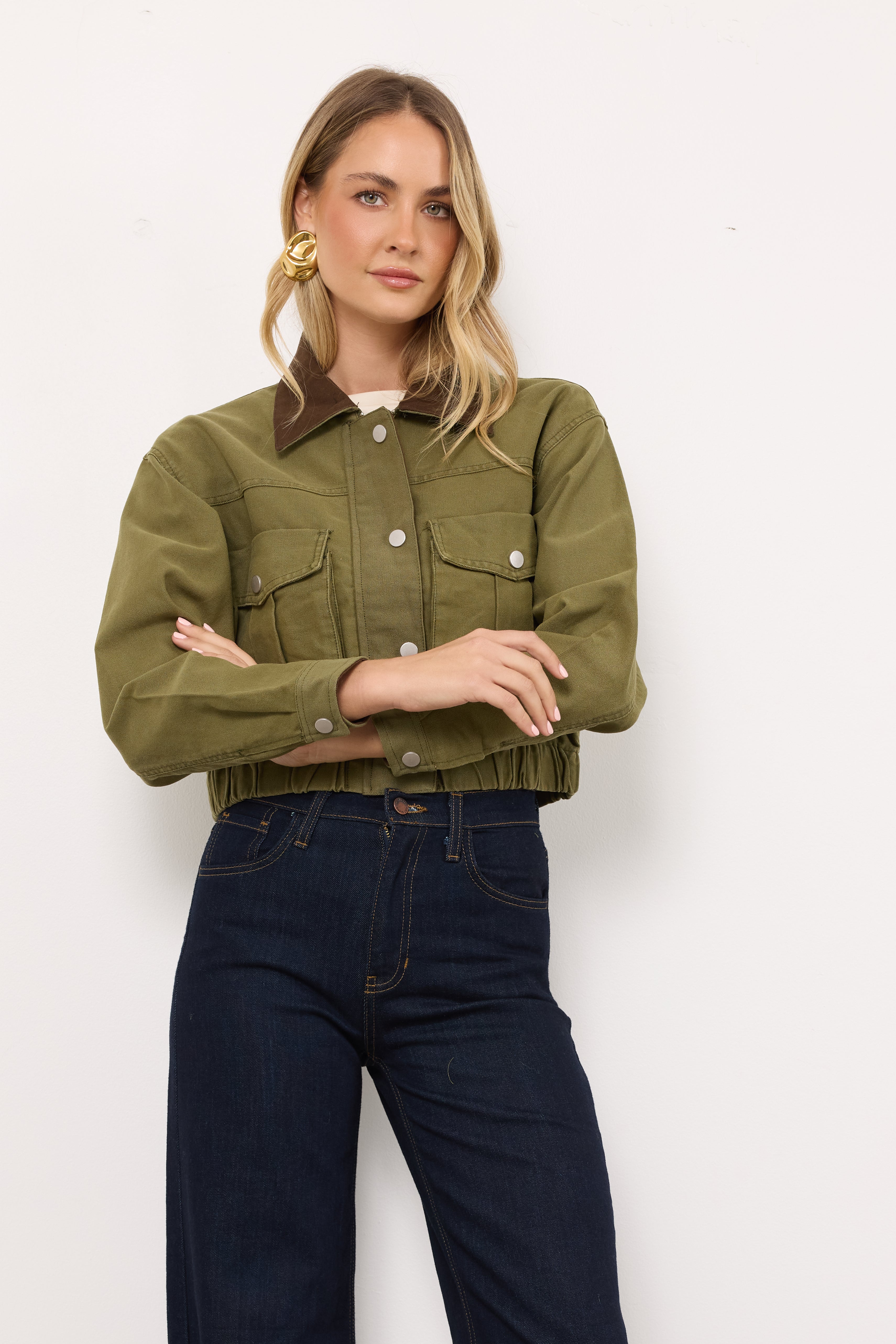 Barnyard Boogie Olive Jacket