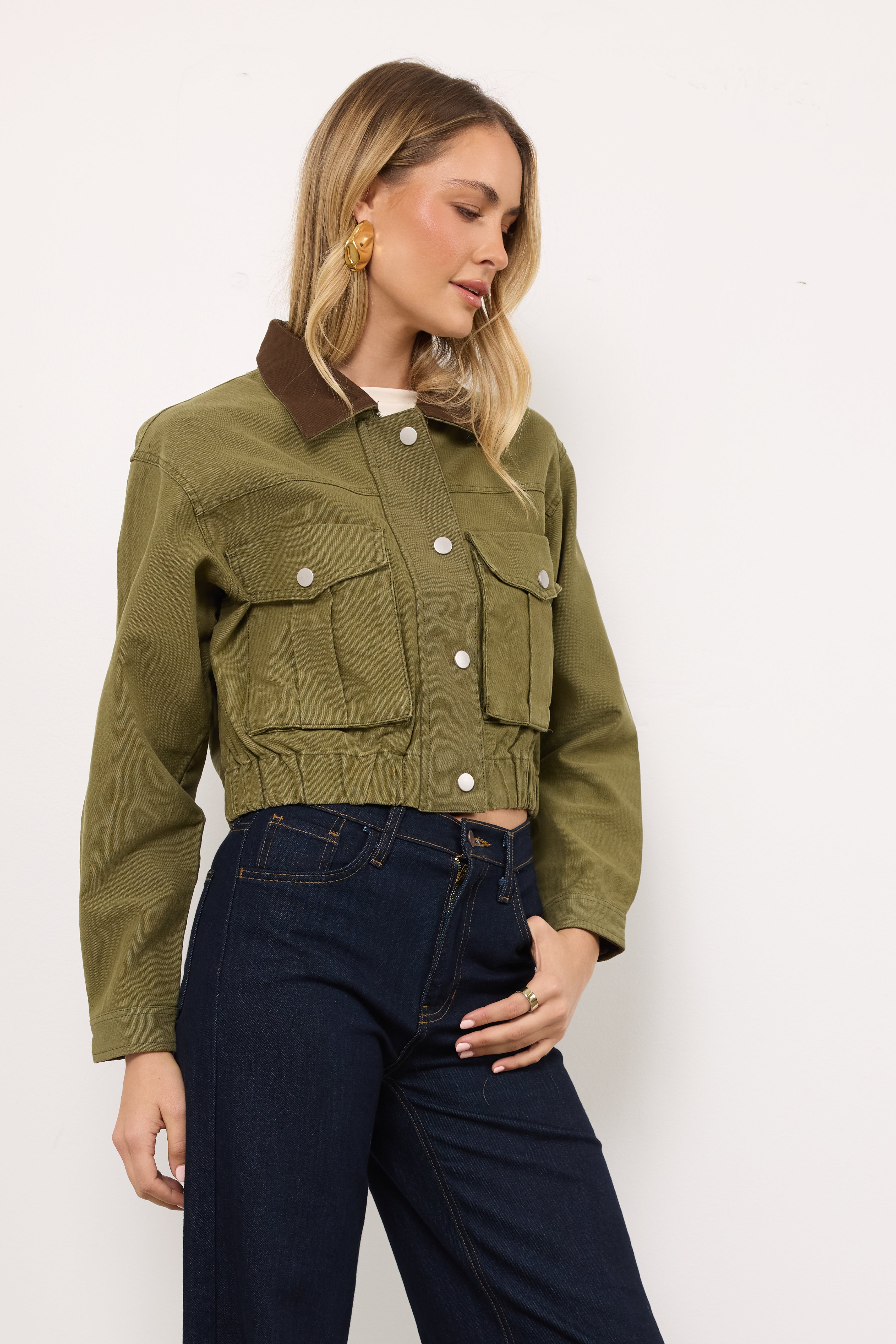 Barnyard Boogie Olive Jacket