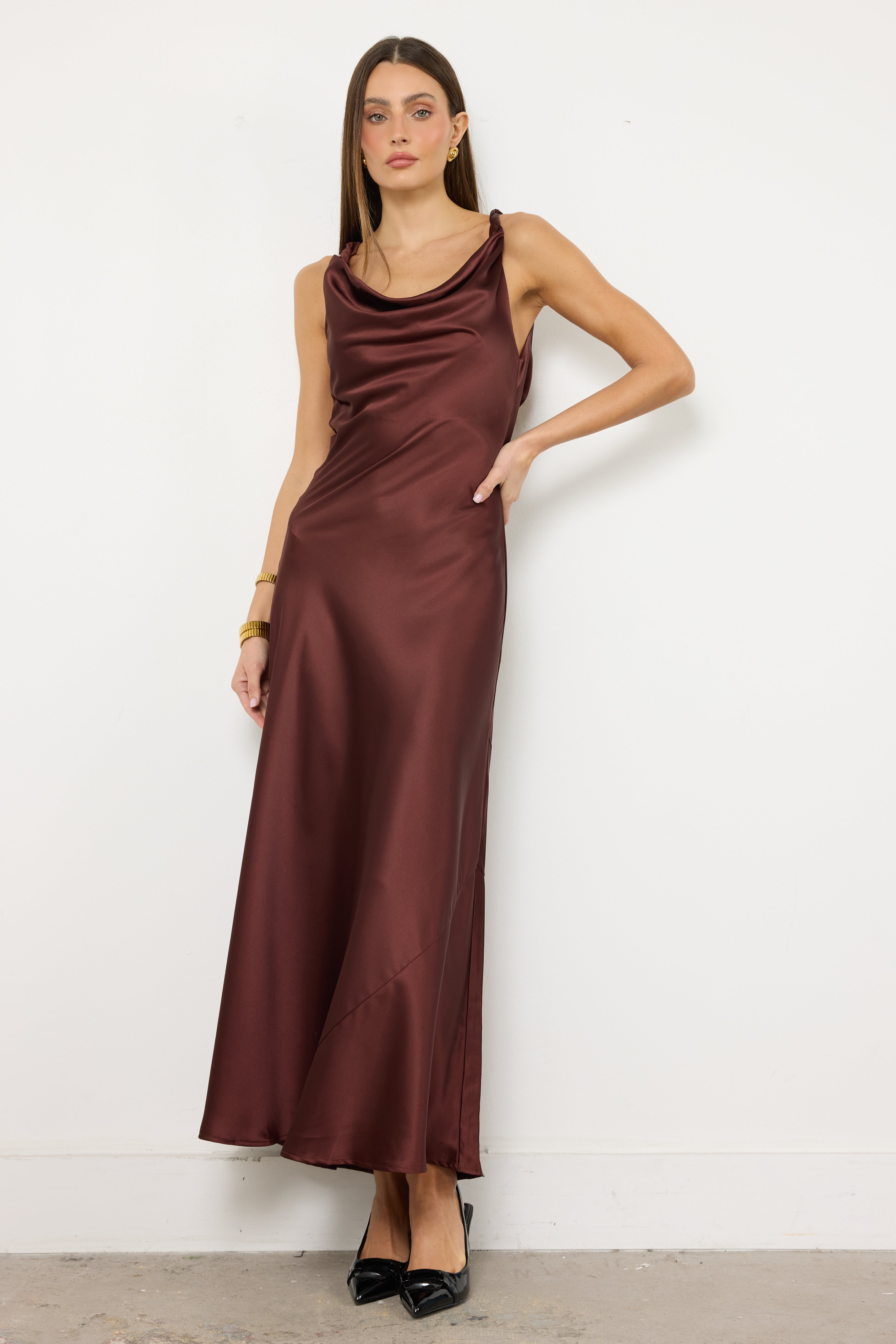 Sleepless Night Espresso Dress