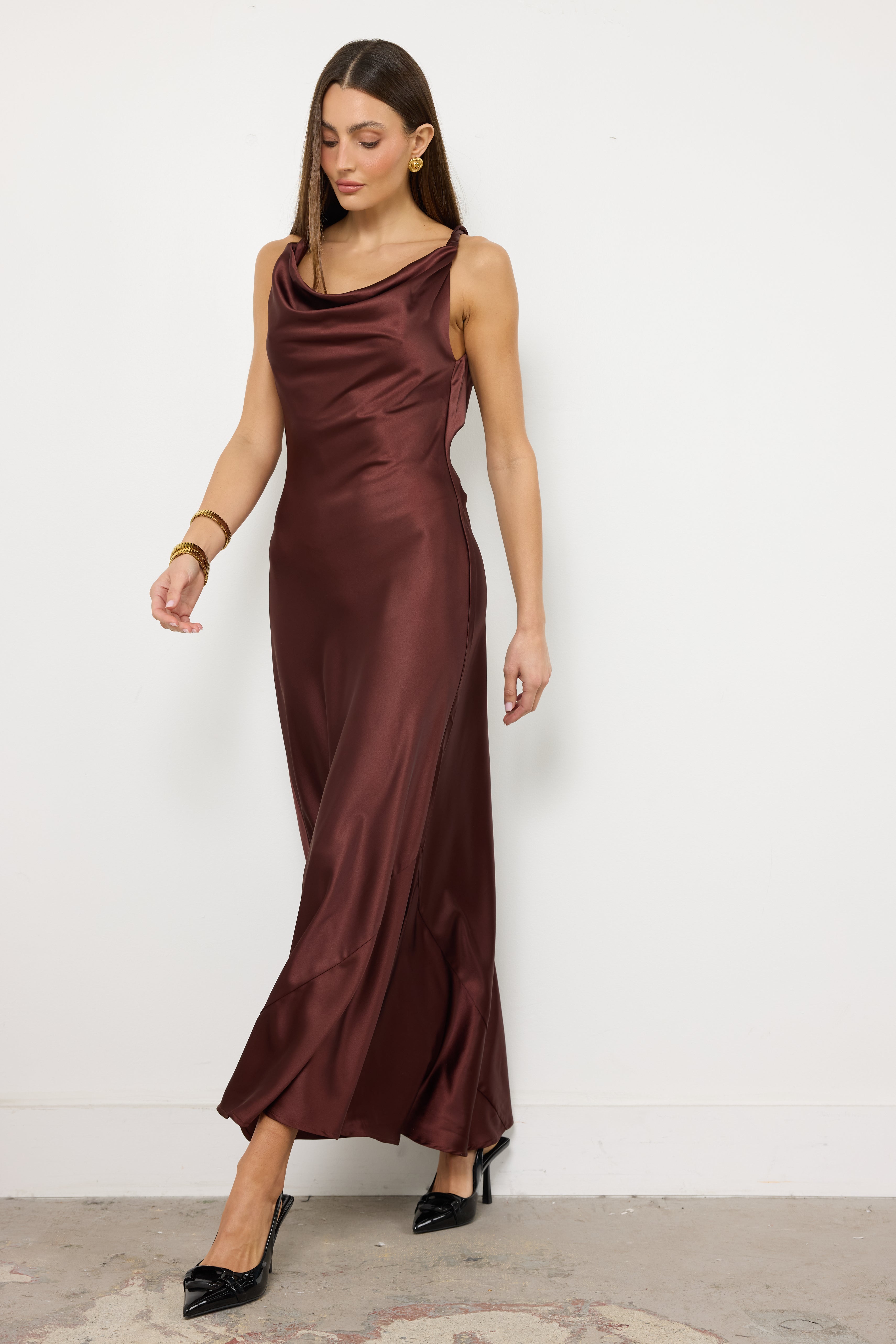 Sleepless Night Espresso Dress