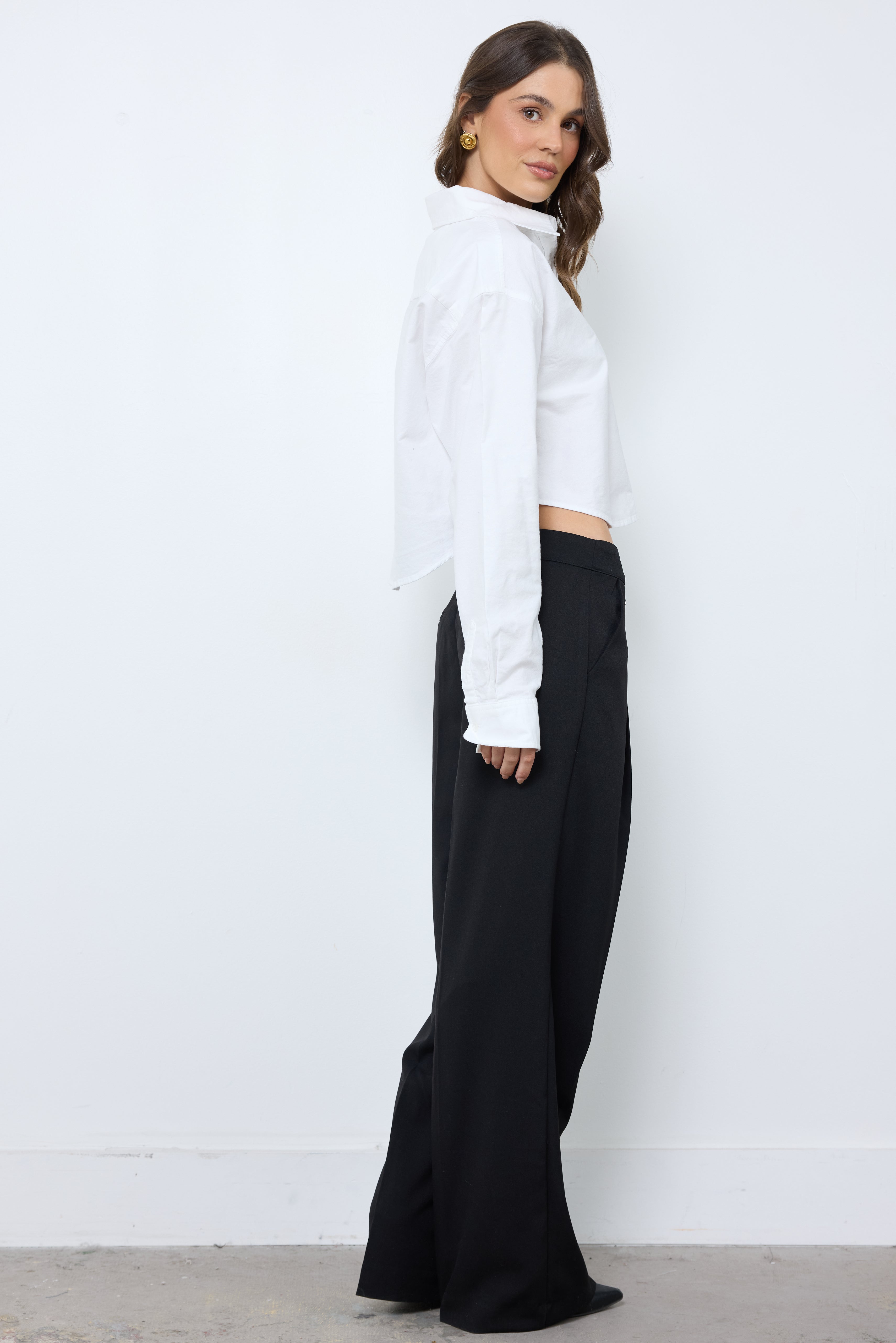 Straight To It Black Pants