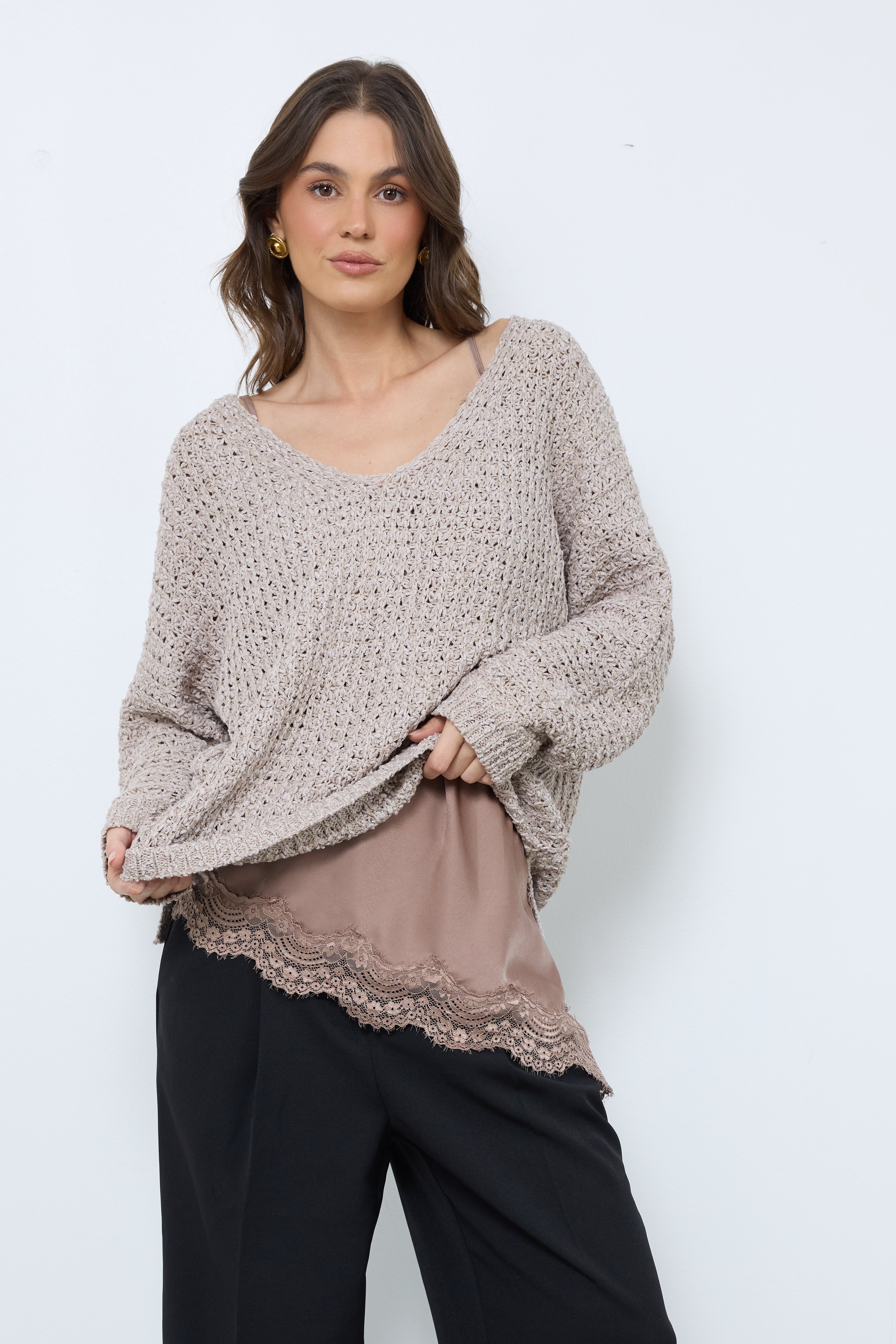 Emerson Grey Knit Top