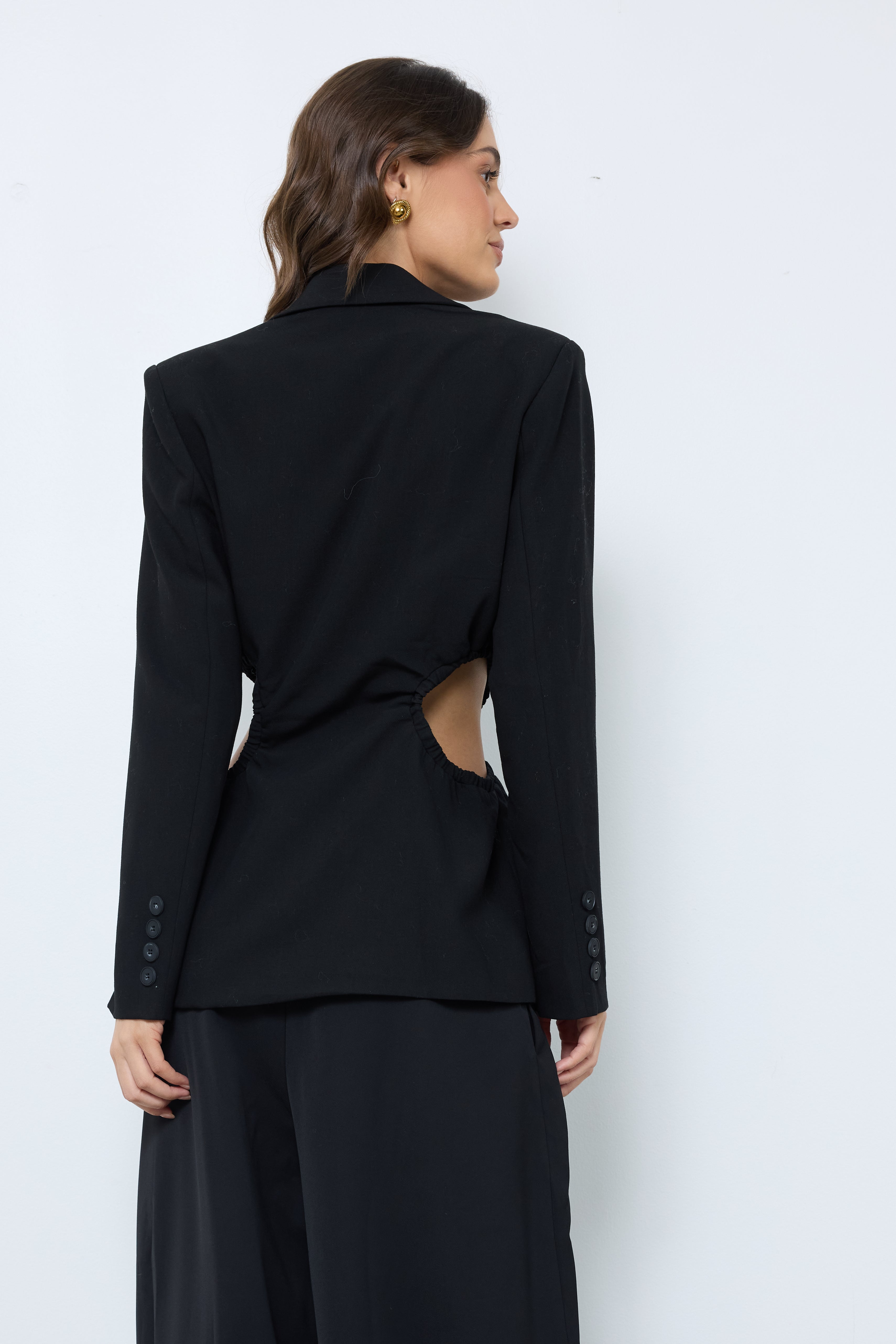Side Hustle Black Blazer
